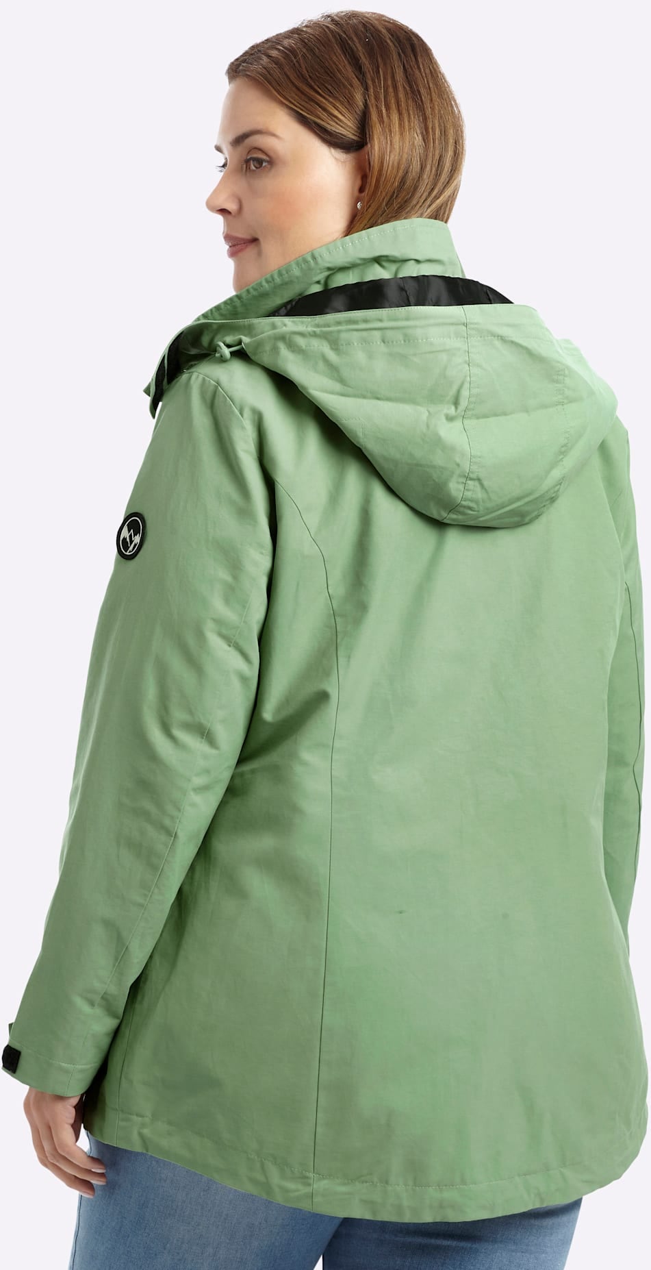 Sheego Regenjacke mit Kapuze