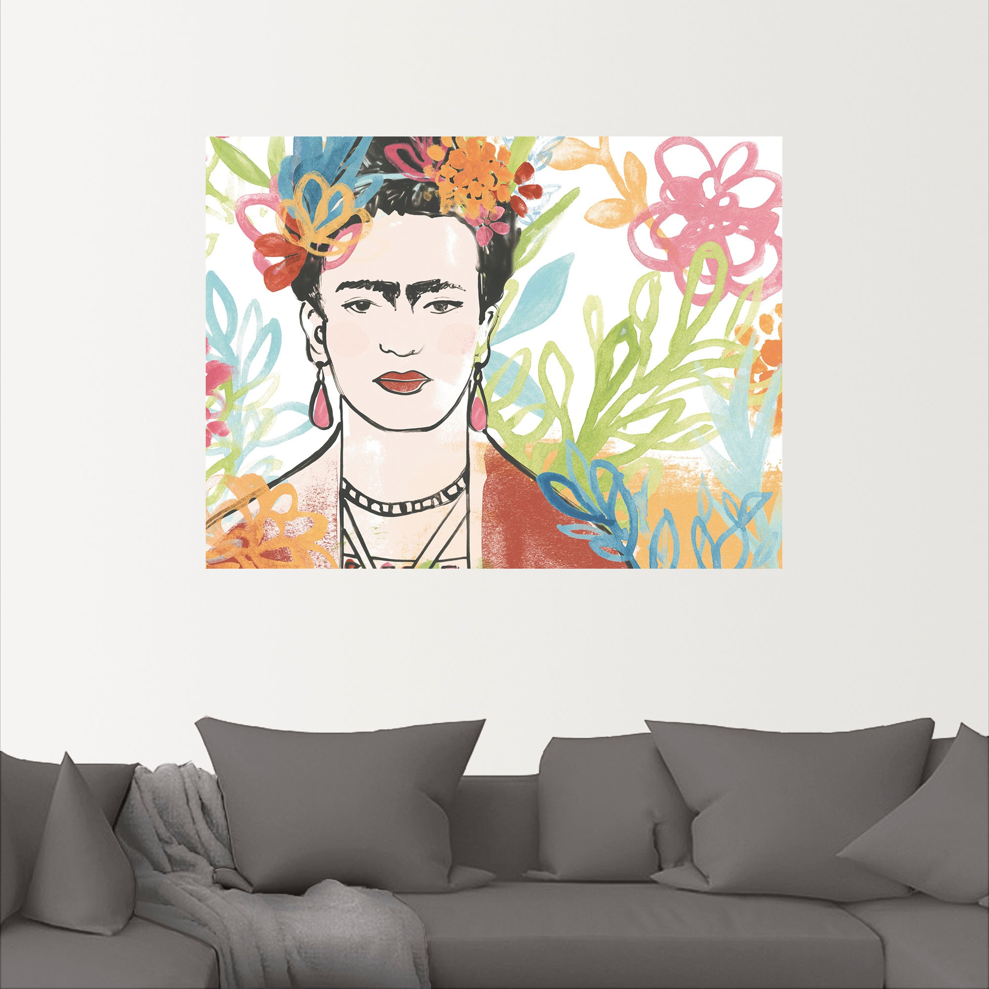Artland Wandfolie »Porträt von Frida Collection A«, Bilder von Frauen, (1 St.), selbstklebend