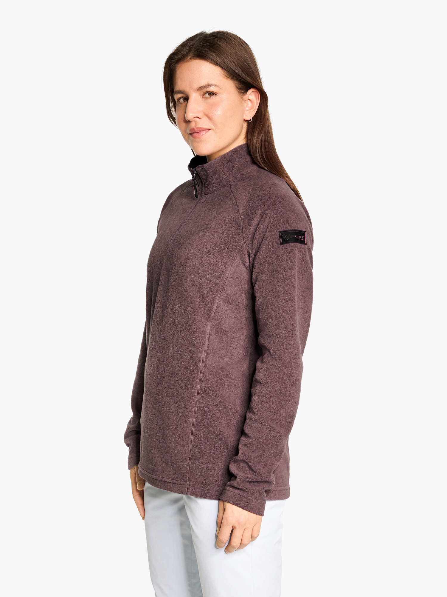 Ziener Sweatshirt »JANUKI-Z DAMEN«, Fleece, wärmend, elastisch, halber Front-Reißverschluss
