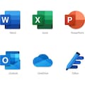 Microsoft Officeprogramm »original Microsoft 365 Single f. 1 Person, Premium-Office-Apps, 1 TB OneDrive Cloudspeicher,12 Monate, Product Key in Box«, (1 St.), Premium-Office-Apps, 1 TB OneDrive Cloudspeicher,12 Monate, Product Key in Box