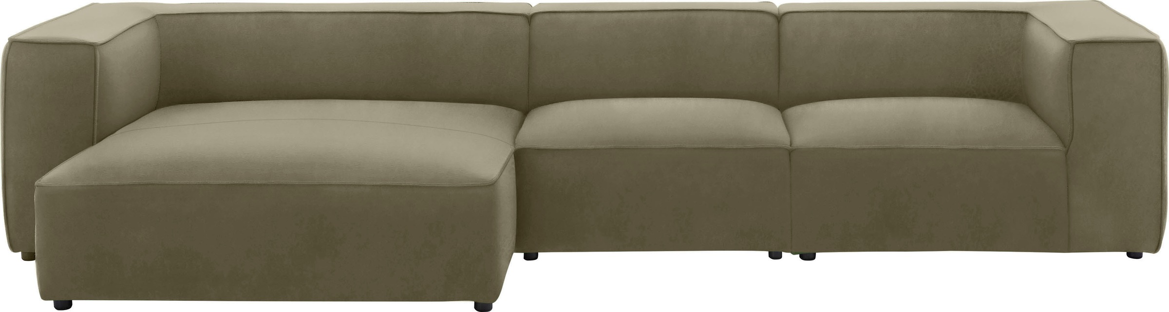 W.SCHILLIG Ecksofa »around-the-block«, mit eleganter Biese, mit Federkern, Breite 341 cm