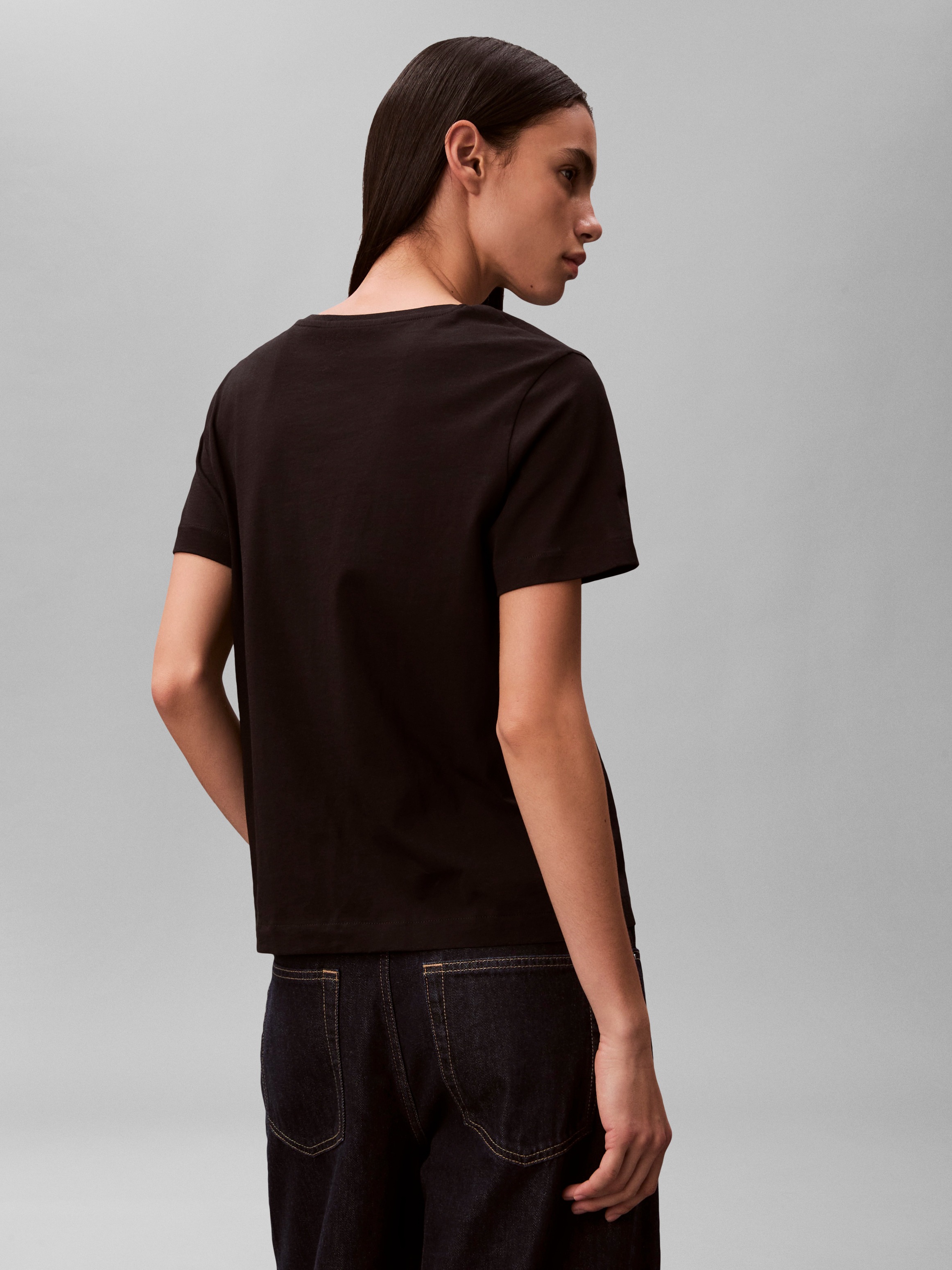 Calvin Klein Jeans T-Shirt »MONOLOGO VNK 2PACK TEE« Packung, 2er-Pack, 2 tlg. , Logoschriftzug