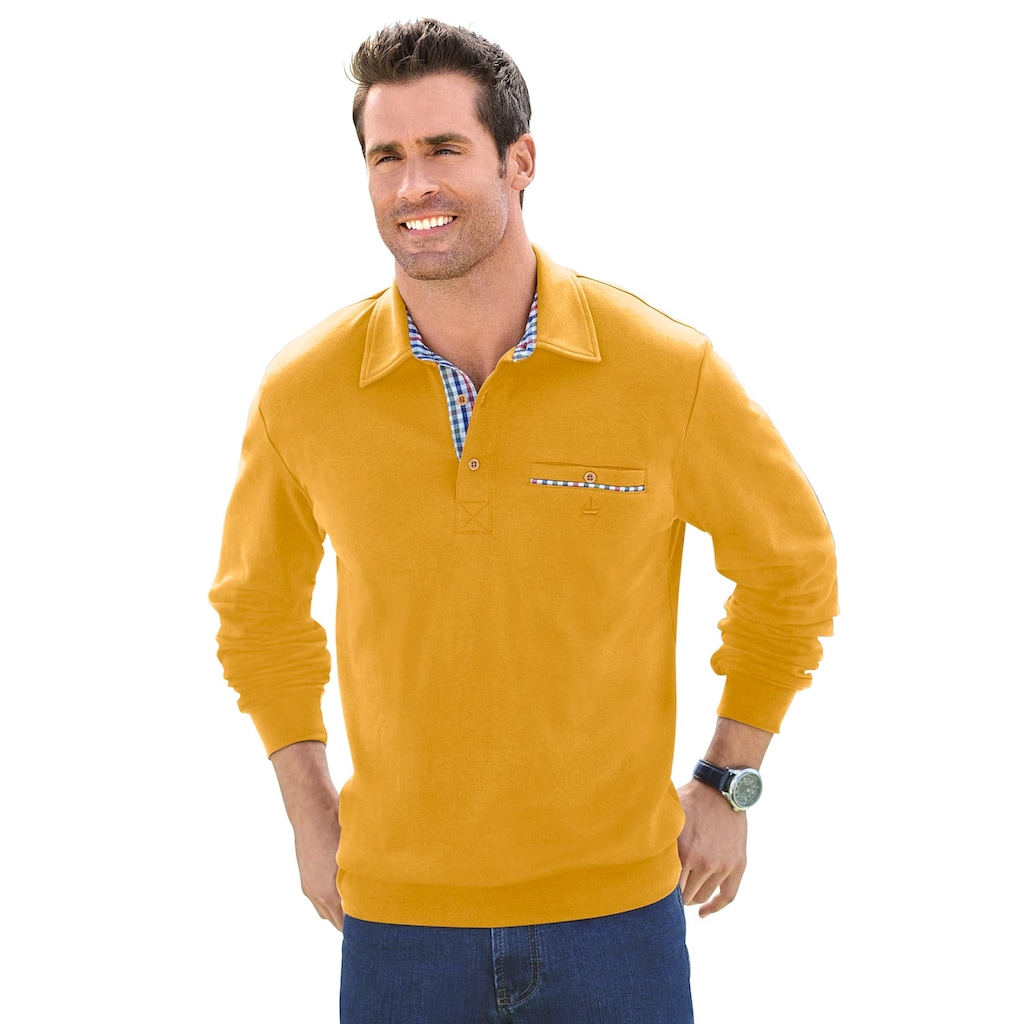 Marco Donati Poloshirt »Langarm-Shirt« (1 tlg.)