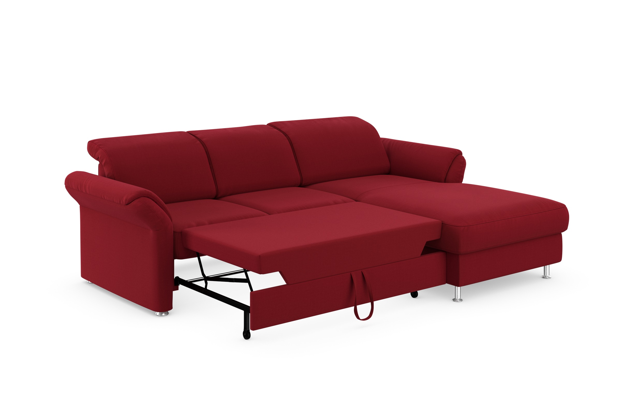 sit&more Ecksofa »Apulia L-Form«, wahlweise Bettfunktion, Bettkasten und Kopf- und Armteilverstellung