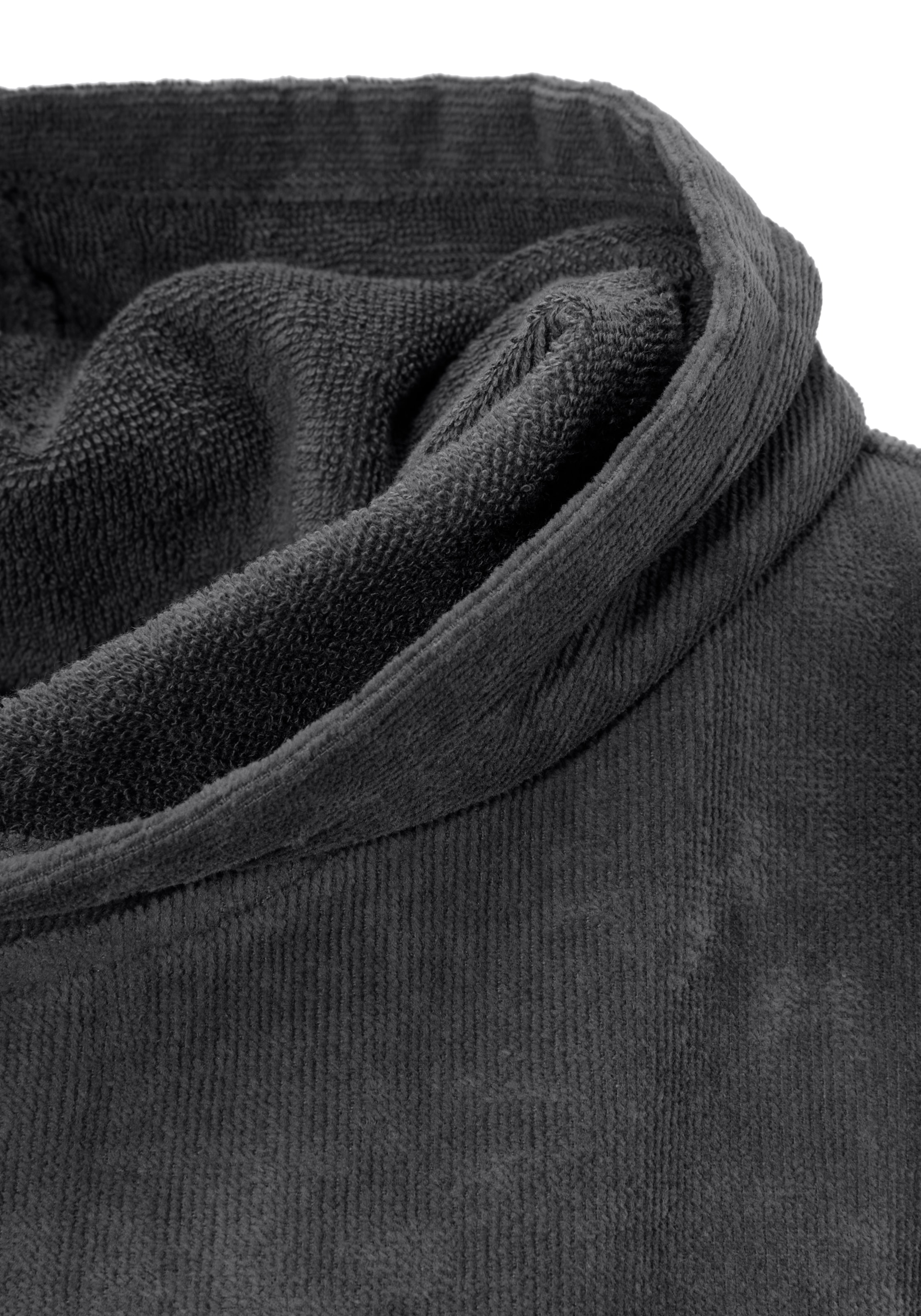 KangaROOS Badeponcho »Summer, ideal für Sauna, Spa & im Urlaub, Damen & Herren«, (1 St.), Surfponcho, mit Bauchtasche, 100% Baumwolle, Frottee