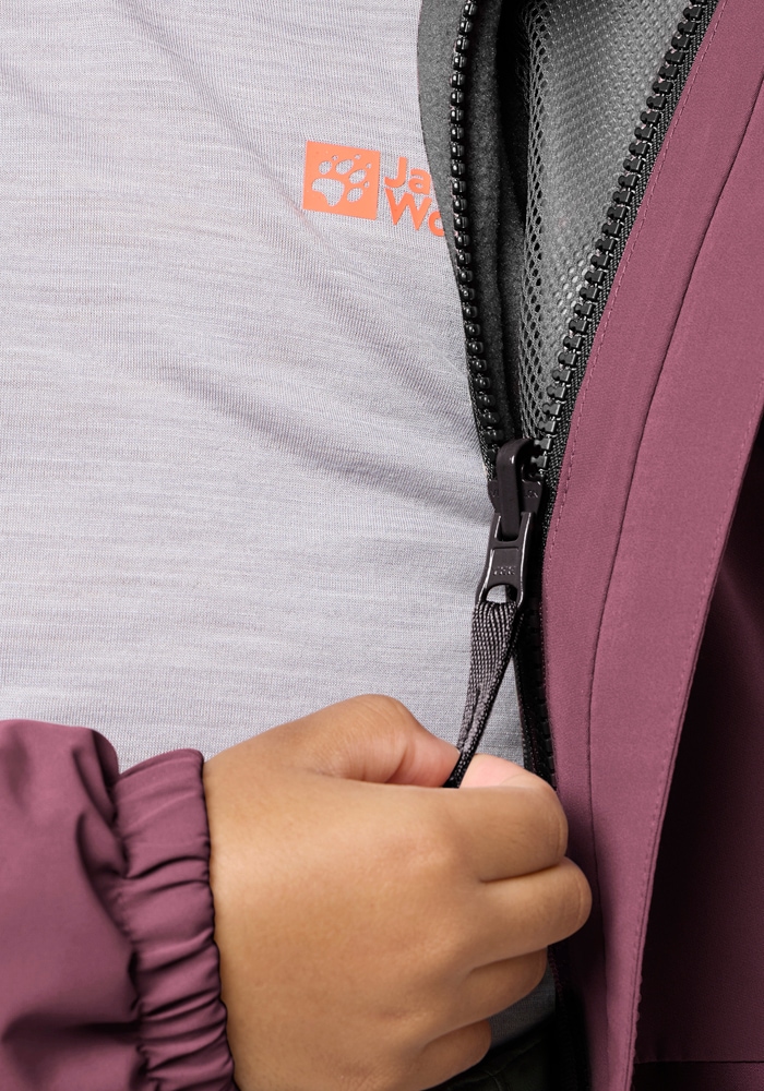 Jack Wolfskin 3-in-1-Funktionsjacke »ICELAND 3IN1 JACKET K«, mit Kapuze
