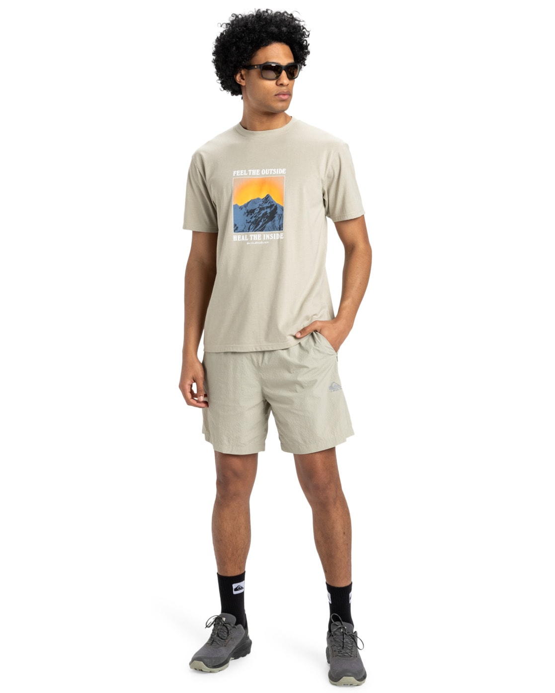 Quiksilver T-Shirt »Feel The Outside«