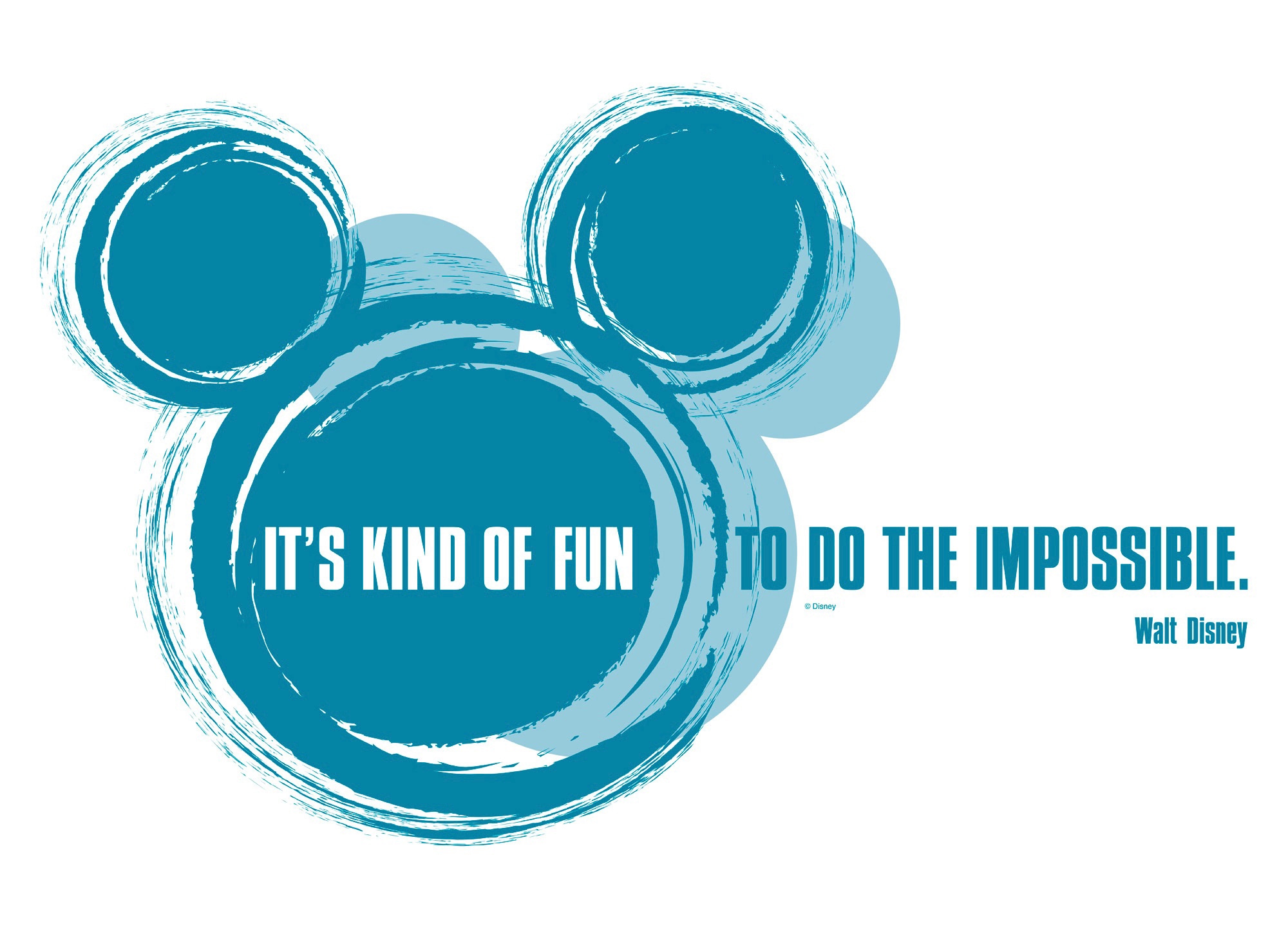 Komar Wandtattoo "Disney It‘s kind of fun - Größe 50 x 70 cm" selbstklebend, Wandsticker, Kinderzimmer