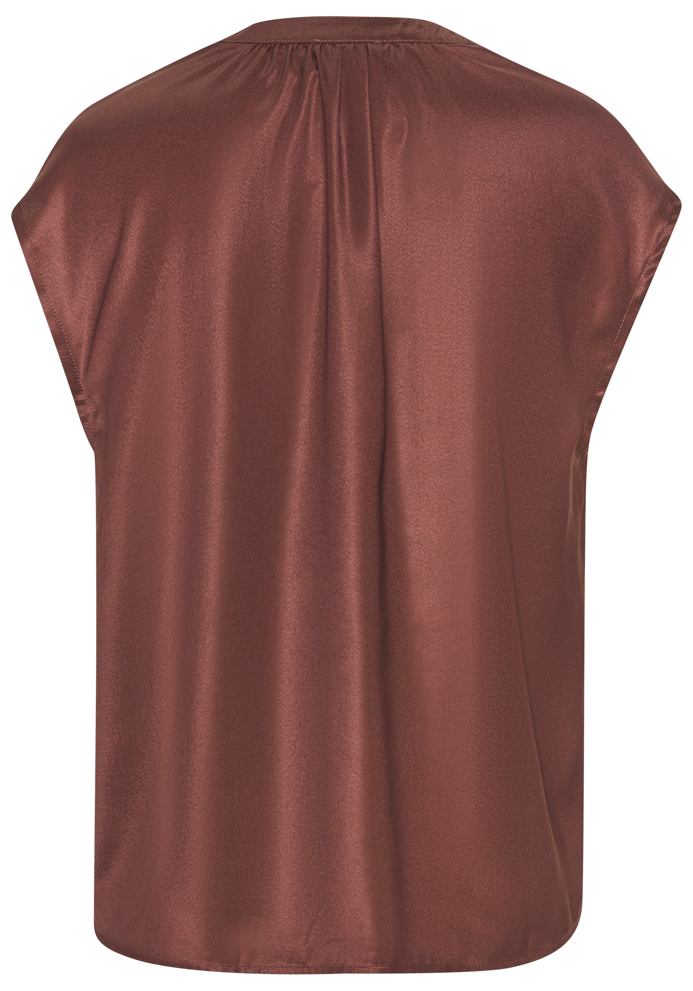 LASCANA Satinbluse mit kurzen Ärmeln, elegant