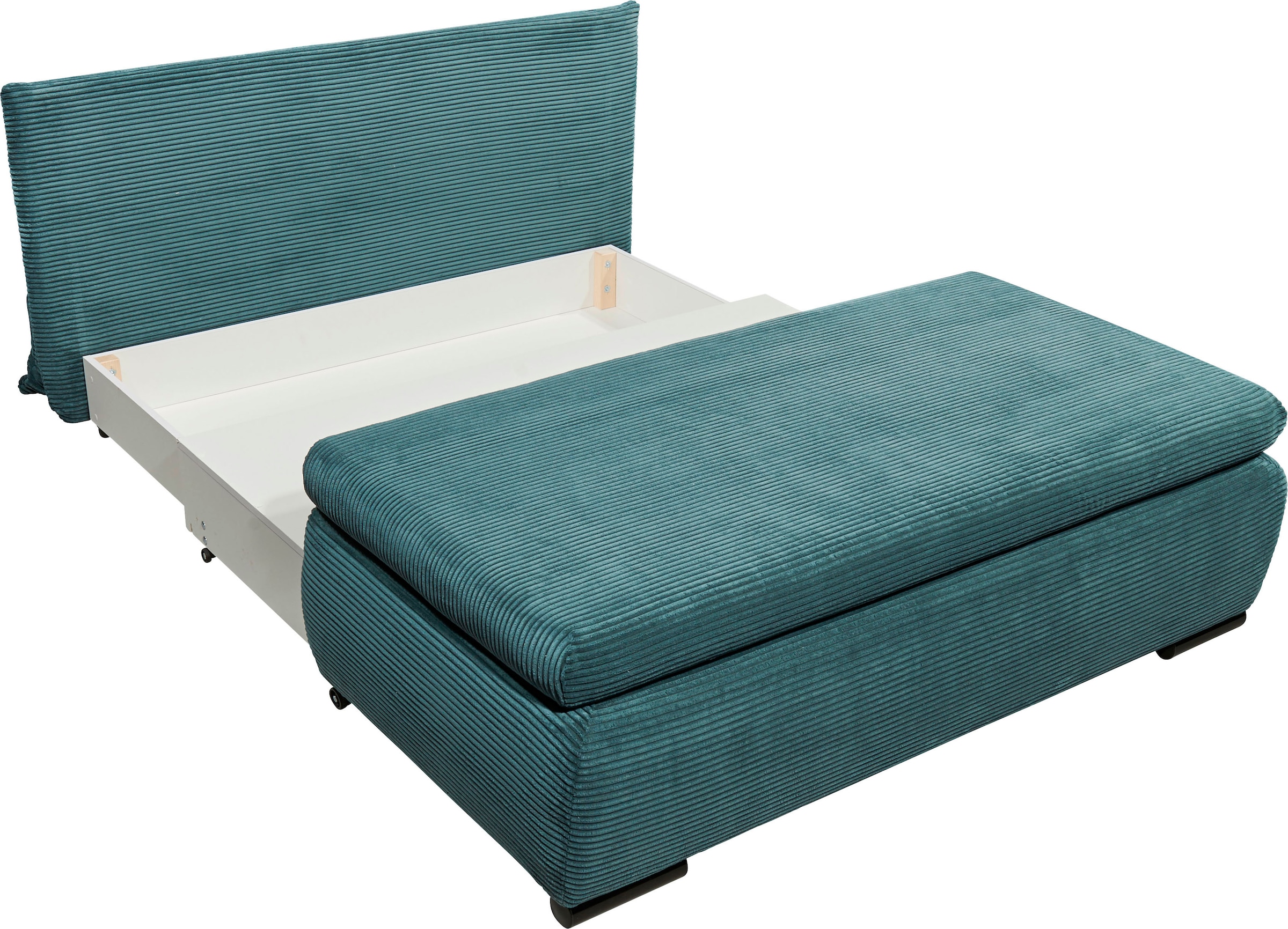 ED EXCITING DESIGN Schlafsofa »Charlie«, Schlafsessel mit Bettkasten & 1 Rückenkissen