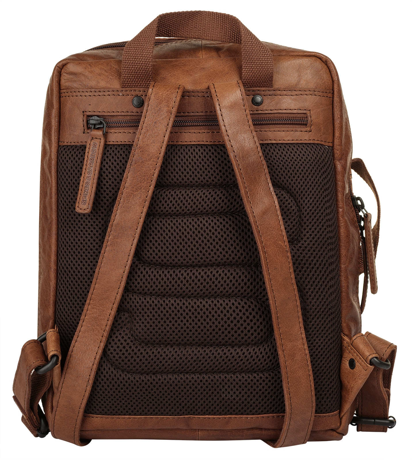 Spikes & Sparrow Laptoprucksack, echt Leder