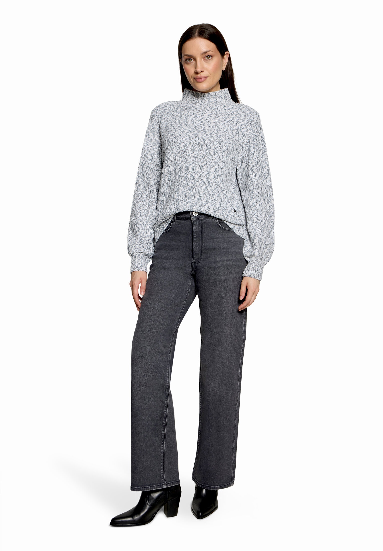 Betty&Co Strickpullover »Strickpullover mit Stehkragen«