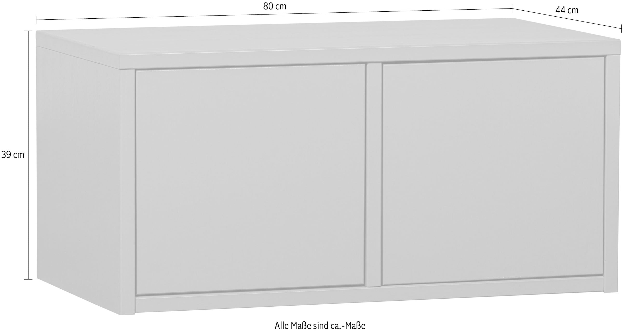 WOOOD Sitzbank »Turner«, mit Push-to-Open Funktion, belastbar bis 100 kg, H 39 cm x B 80 cm