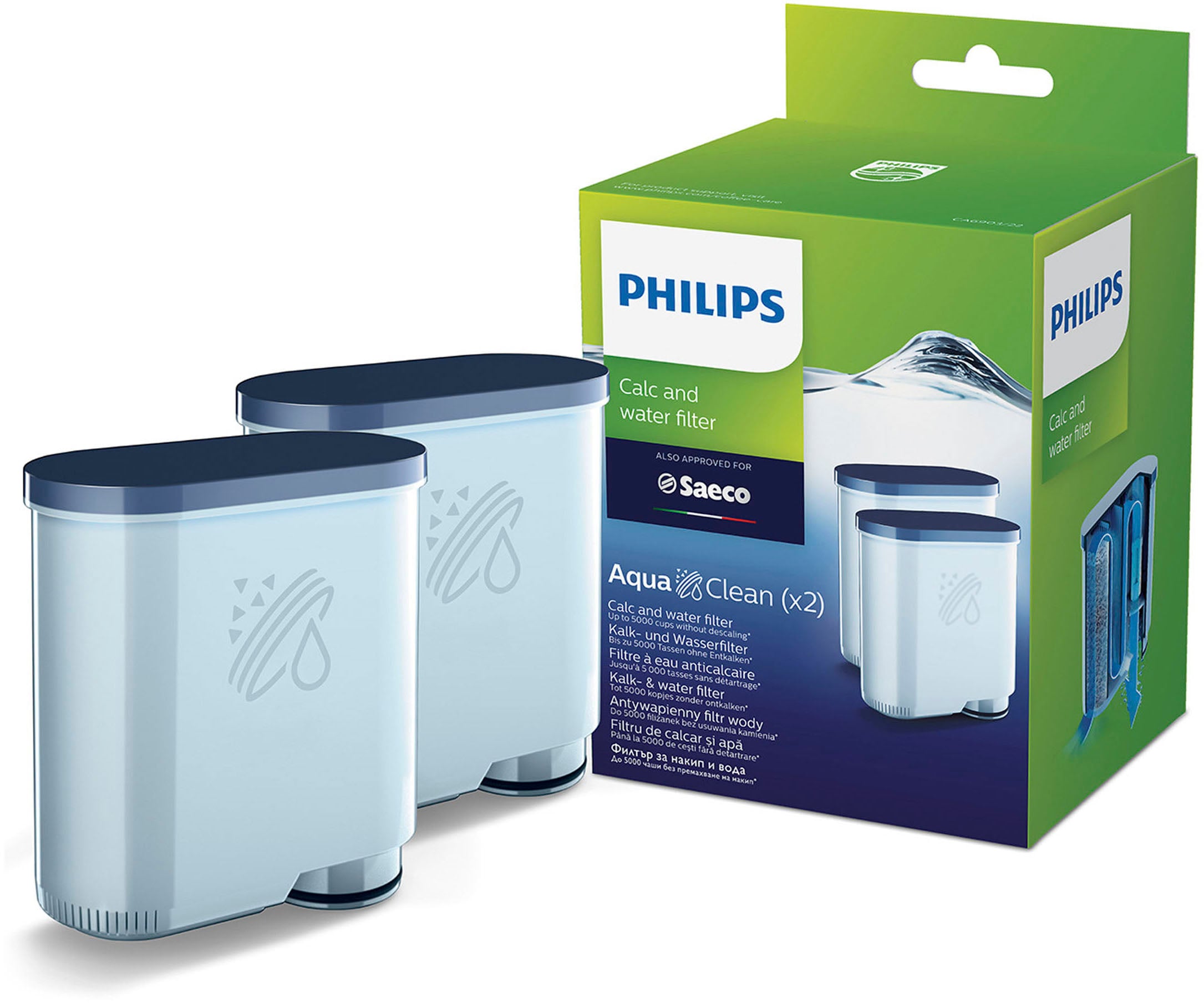 Philips Wasserfilter »AquaClean CA6903/22«, AquaClean, Doppelpack