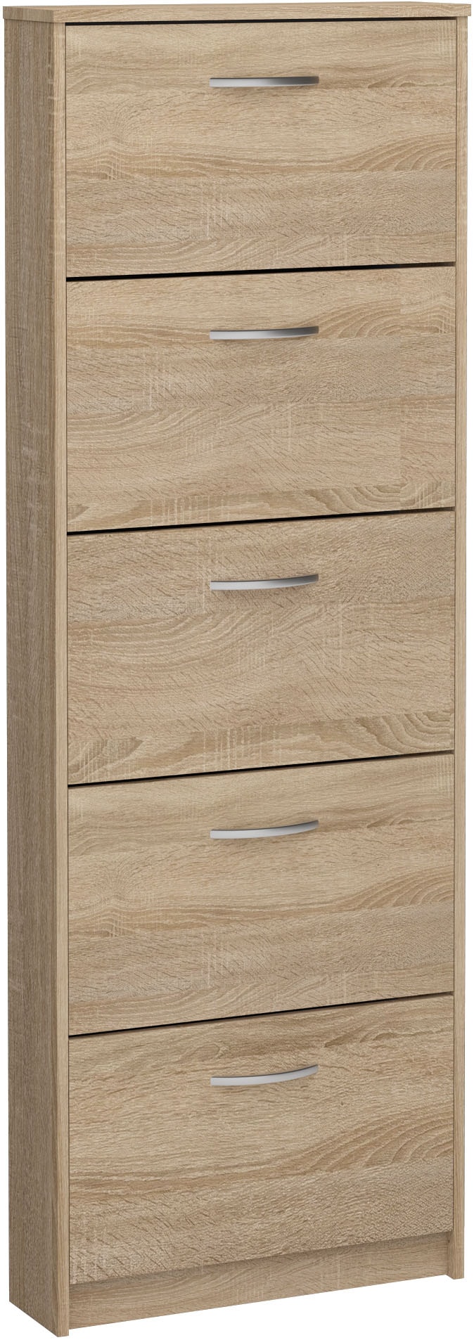 FMD Schuhschrank »Step 5«, Schuhkipper mit 5 Schuhklappen, Höhe 168,5 cm, Tiefe 17 cm