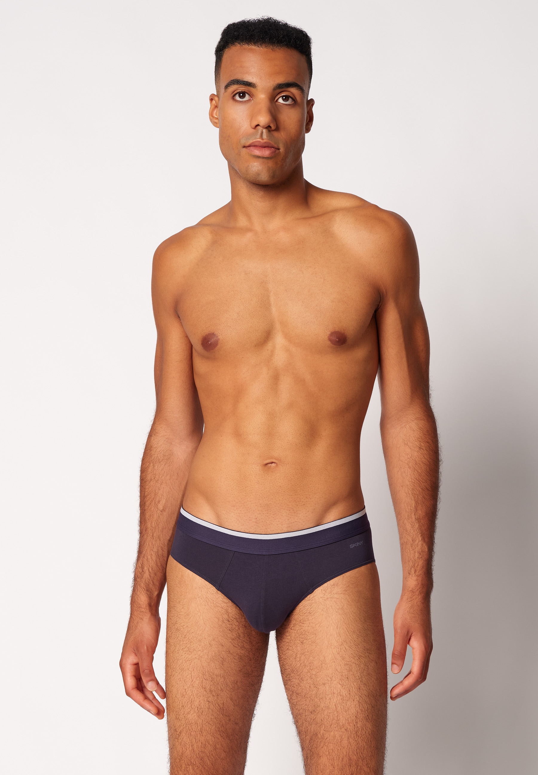 Skiny Brasilslip »Cotton Multipack« 3er Pack,  klassisch, basic, elastisch, bequem, kein Einschneiden, Baumwollmix