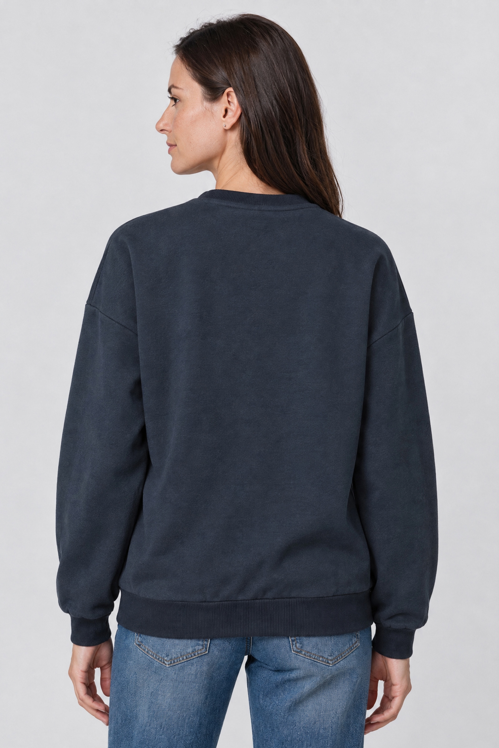 Alife & Kickin Sweatshirt , Dreizeiliger Frontschriftzug, Rippbündchen, Relaxed Fit, hüftlang

