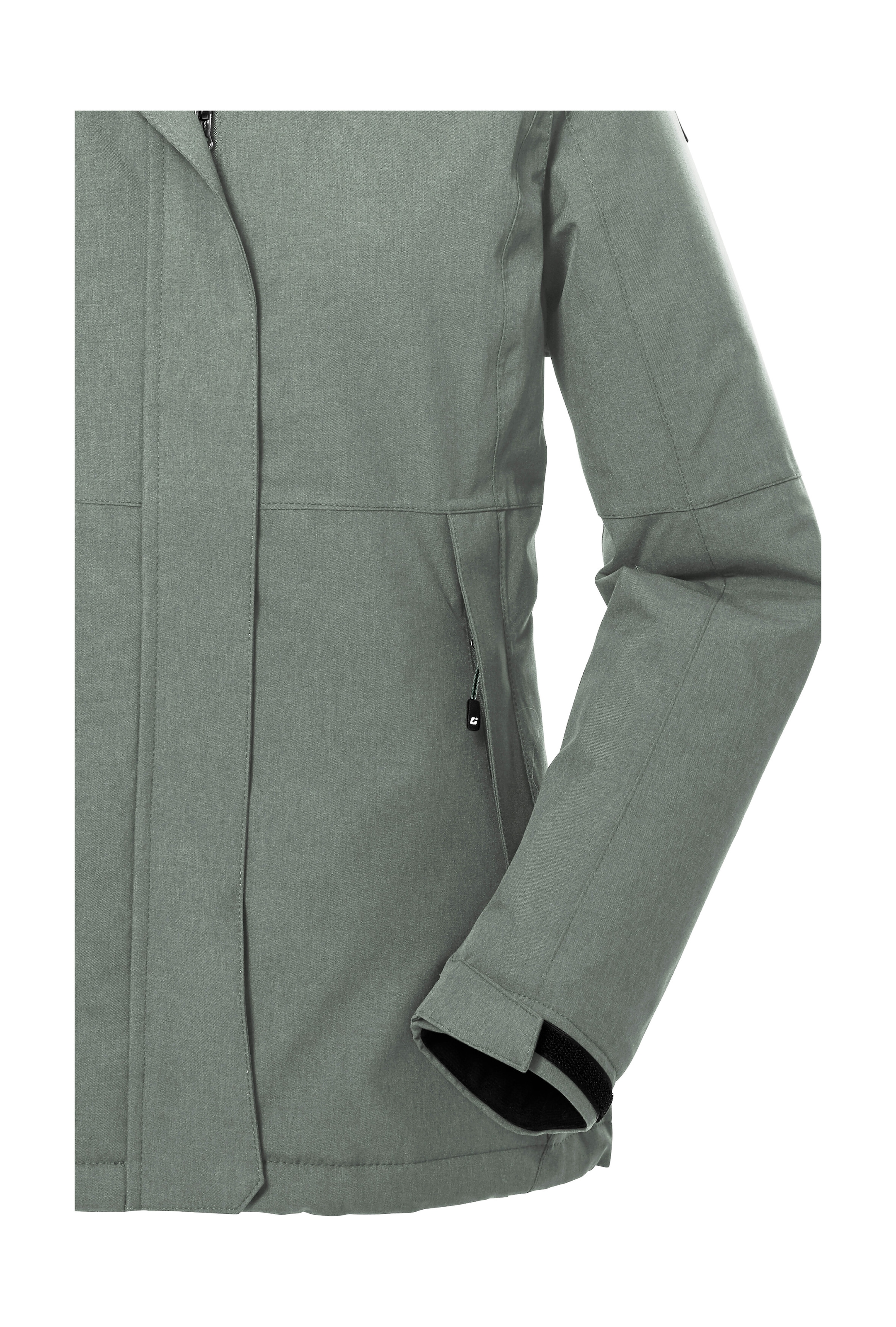 Killtec Outdoorjacke »KOW 37 WMN JCKT« Wasserdichte Damen Funktionsjacke mit abnehmbarer Kapuze