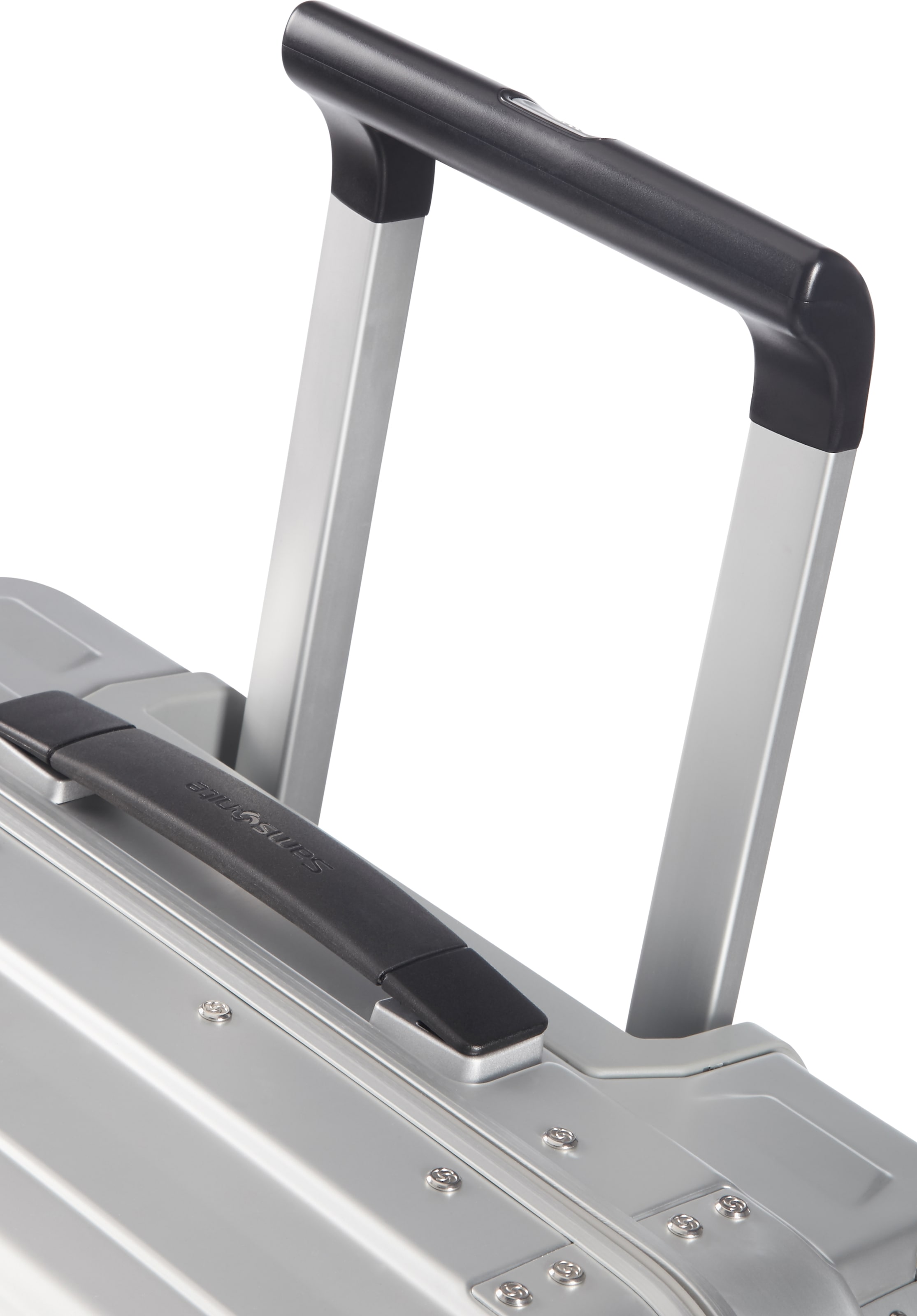 Samsonite Hartschalen-Trolley »LITE-BOX ALU«, 4 Rollen, Hartschalenkoffer Premium-Aluminium Großer-Koffer TSA-Zahlenschloss