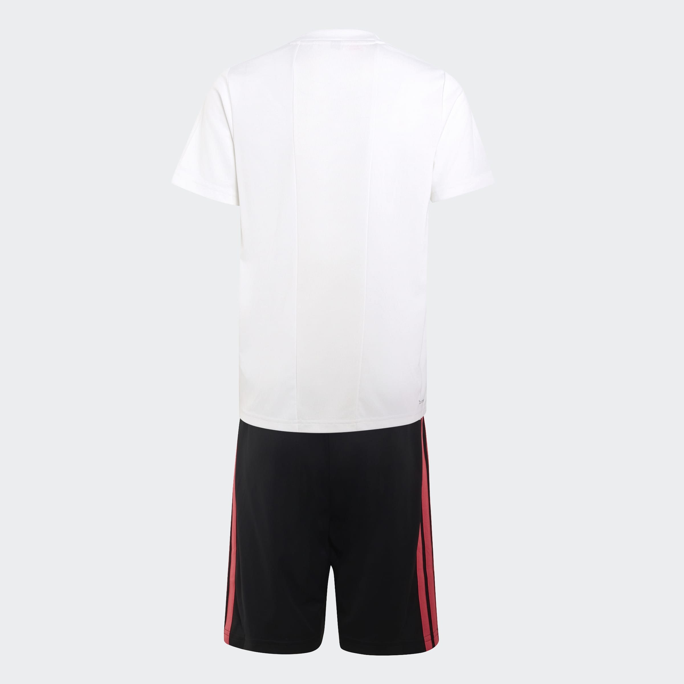 adidas Sportswear Trainingsanzug »J TR-ES 3S SET« 2 zweiteiliges Set, sportlicher Stil, Shirt und Shorts/kurze Hose