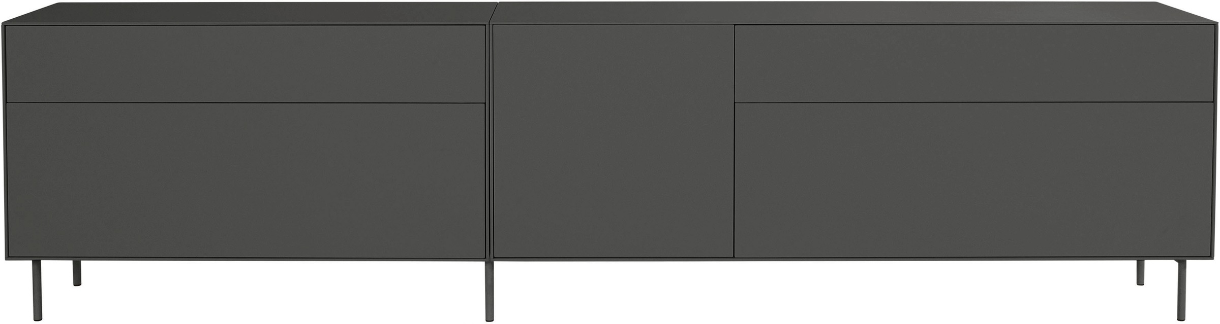 LeGer Home by Lena Gercke Lowboard »Essentials«, (2 St.), Breite: 279cm, MDF lackiert, Push-to-open-Funktion