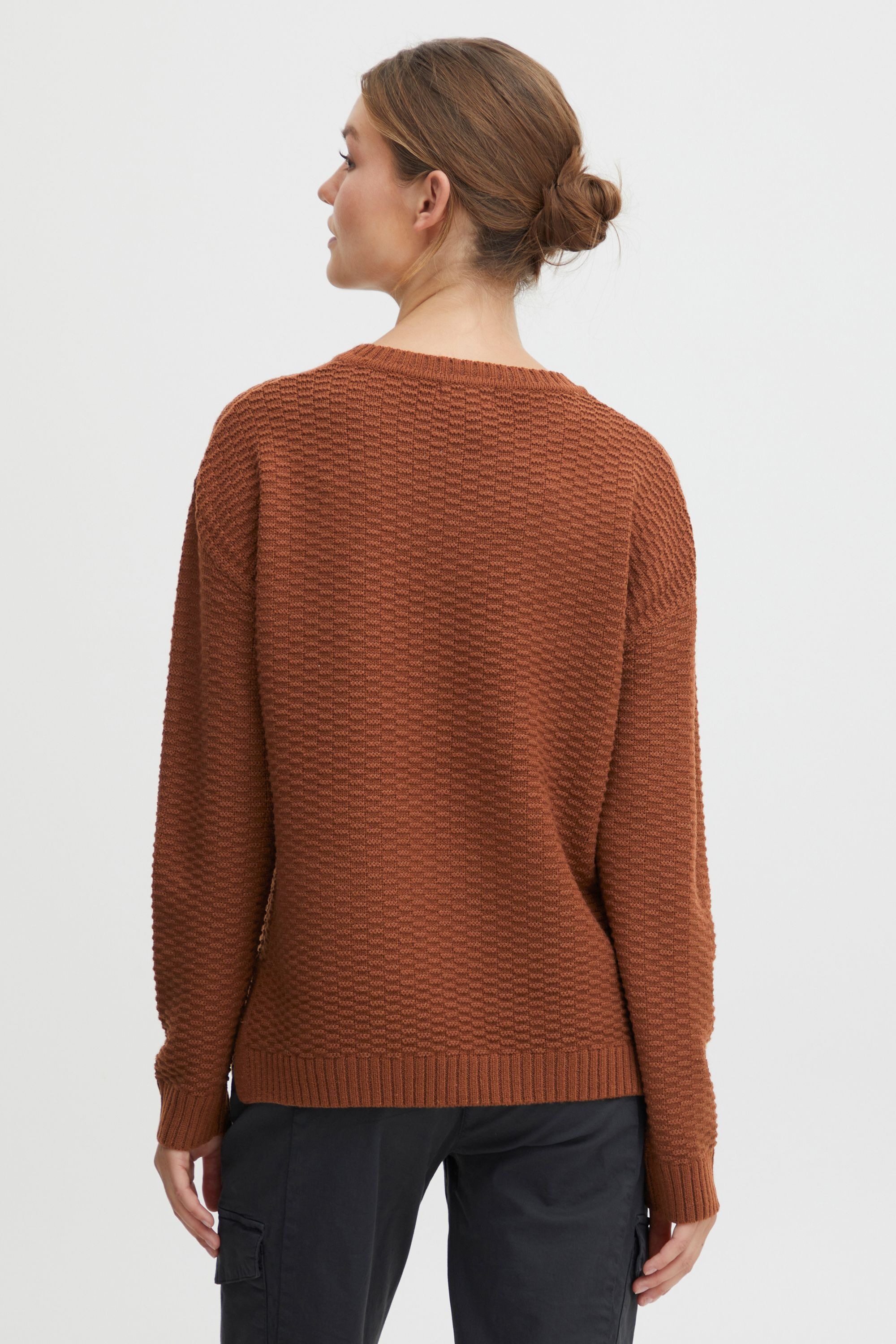 OXMO Strickfleece-Pullover »Strickpullover OXMilla«