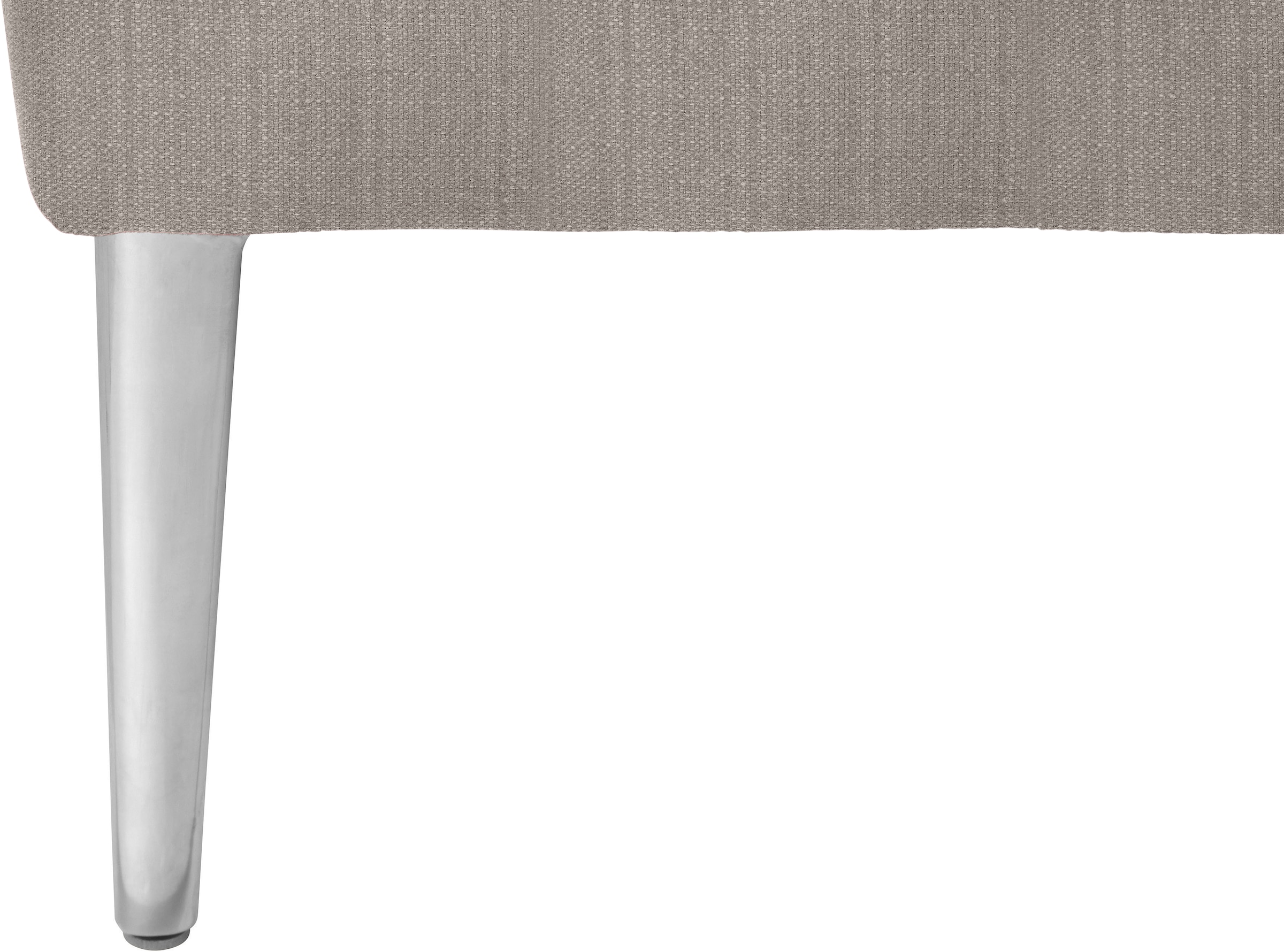 W.SCHILLIG Hocker »enjoy&MORE« Füße Chrom glänzend, Breite 106 cm