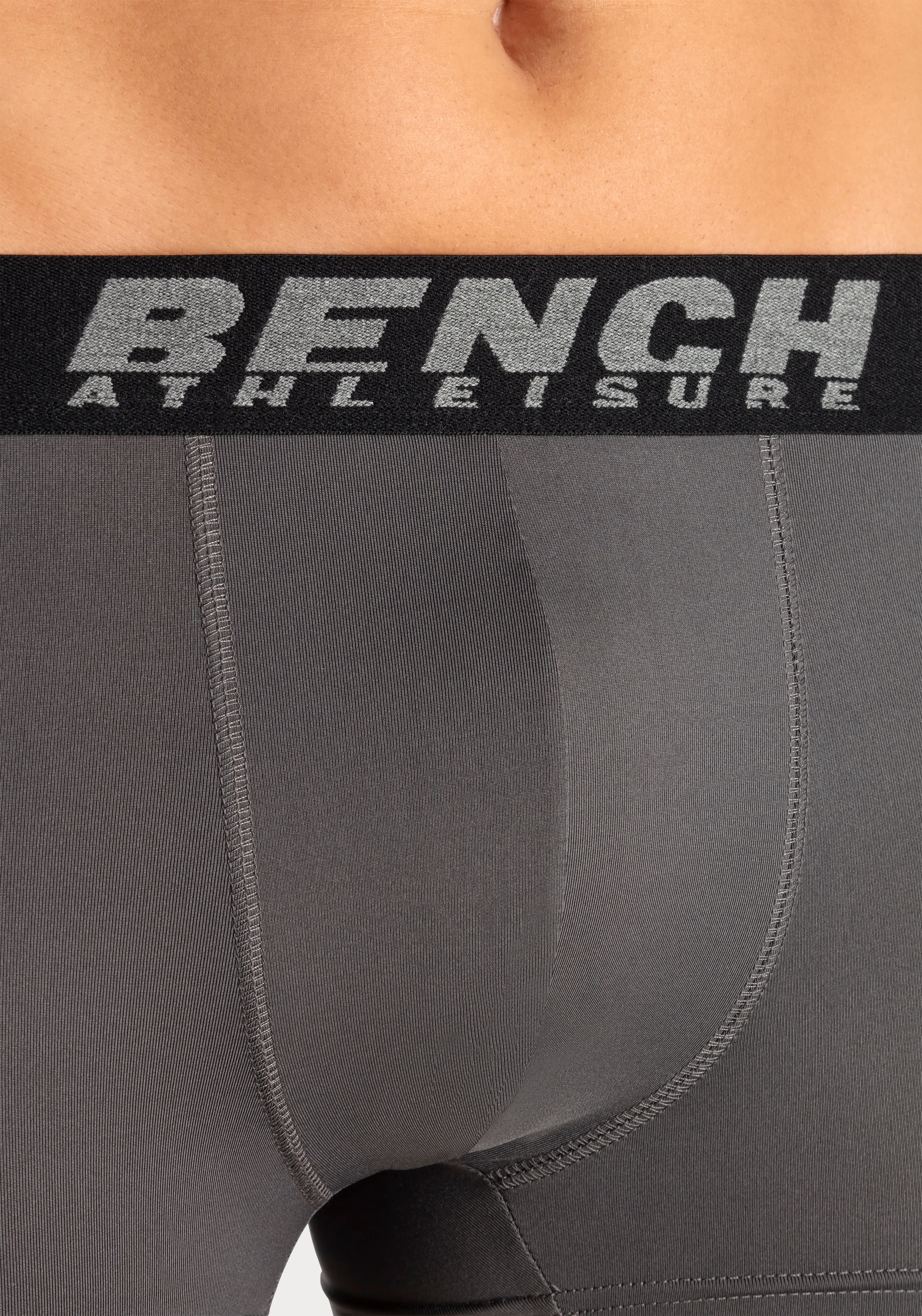 Bench. Funktionsboxer »Boxershorts für Herren«, (Packung, 2 St.), Unterhosen mit sportiver Optik aus Microfaser-Qualität