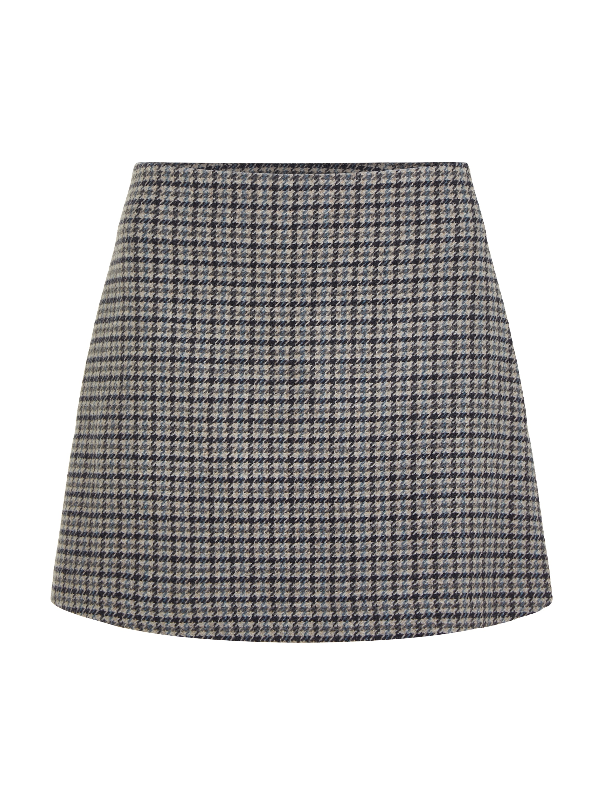 Tommy Hilfiger A-Linien-Rock »WOOL CHECK MINI SKIRT«, Webrock im Stil der 90er Jahre