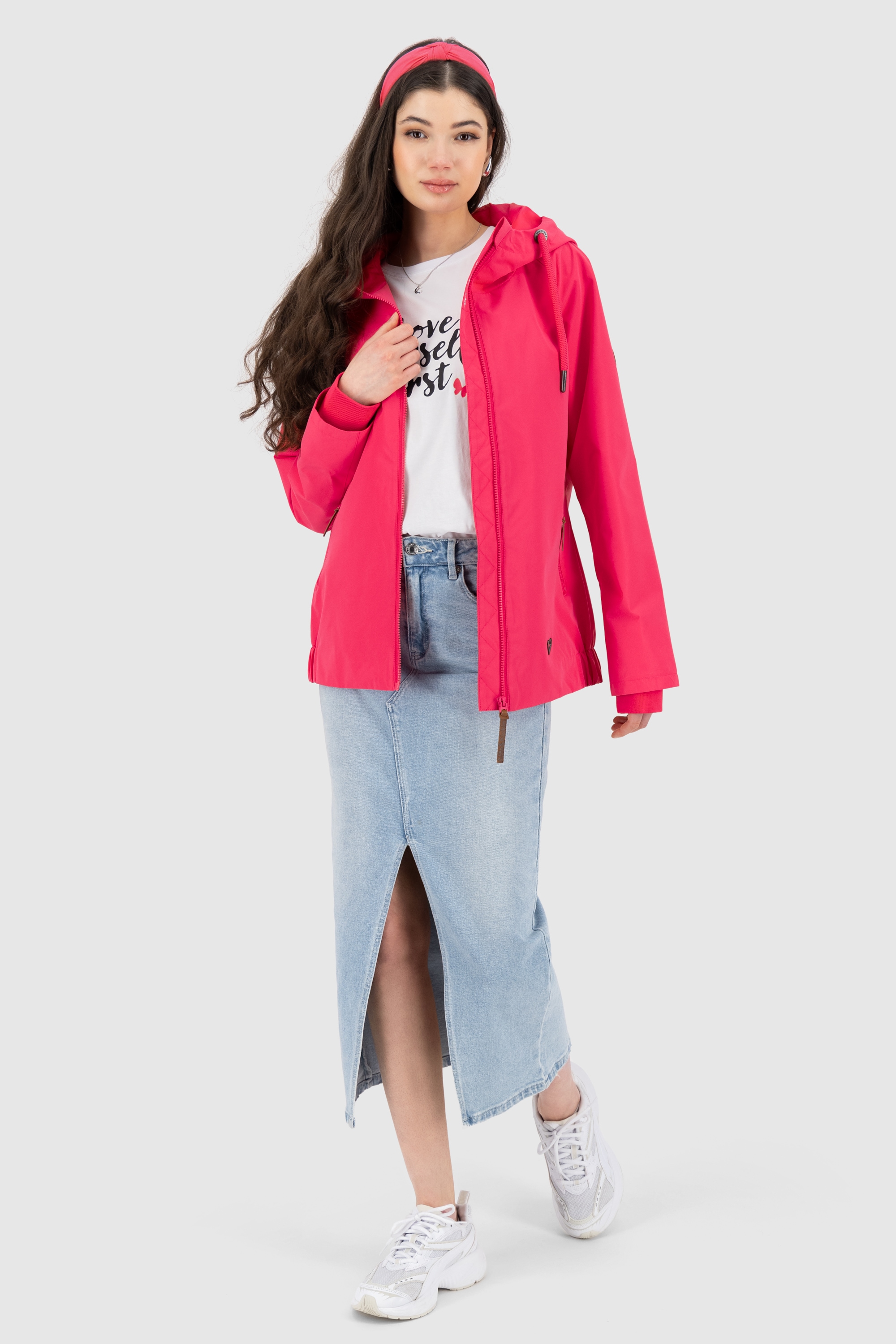 Alife & Kickin Sommerjacke »BETTYAKA« mit Kapuze