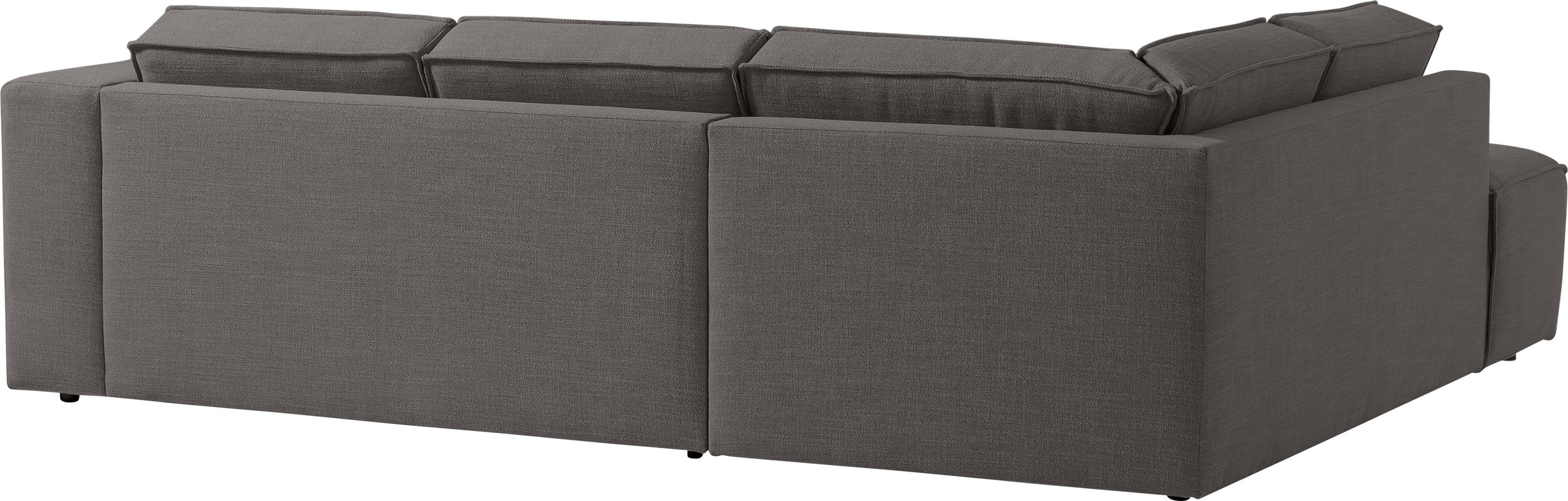 TRENDMANUFAKTUR Ecksofa »Dice, aktuelles Design, L-Form, mit komfortabler«, Sitztiefenverstellung und Kaltschaumpolsterung toller Sitzkomfort