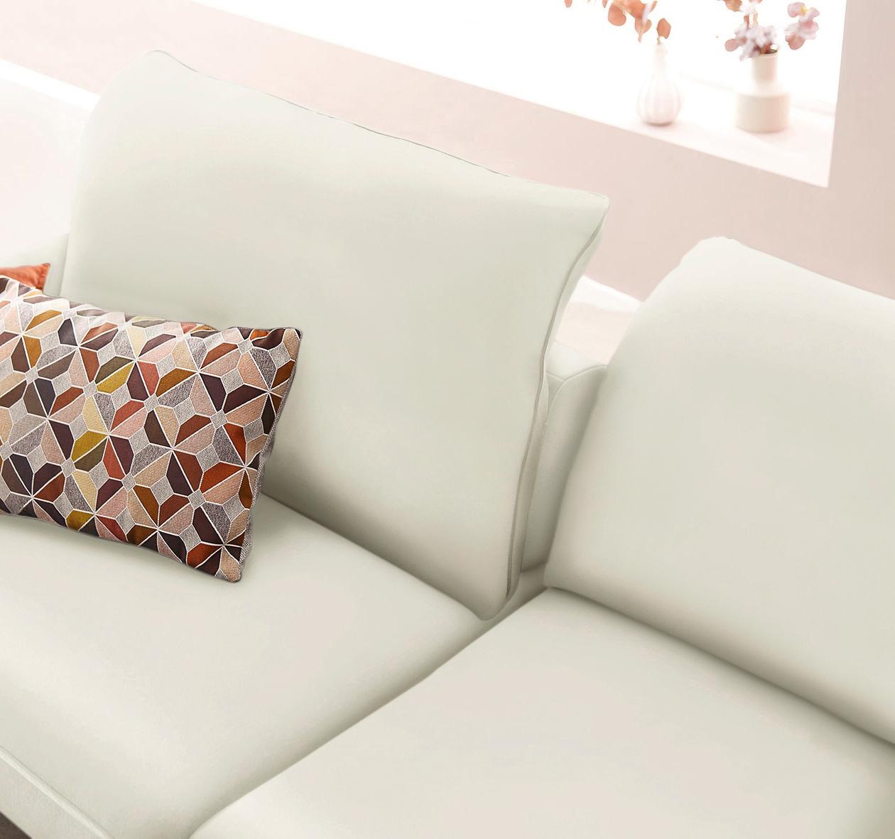 W.SCHILLIG Ecksofa »enjoy&MORE, mit tollem Sitzkomfort, elegant und bequem, L-Form«, mit Sitztiefenverstellung, Füße silber matt, Breite 294 cm