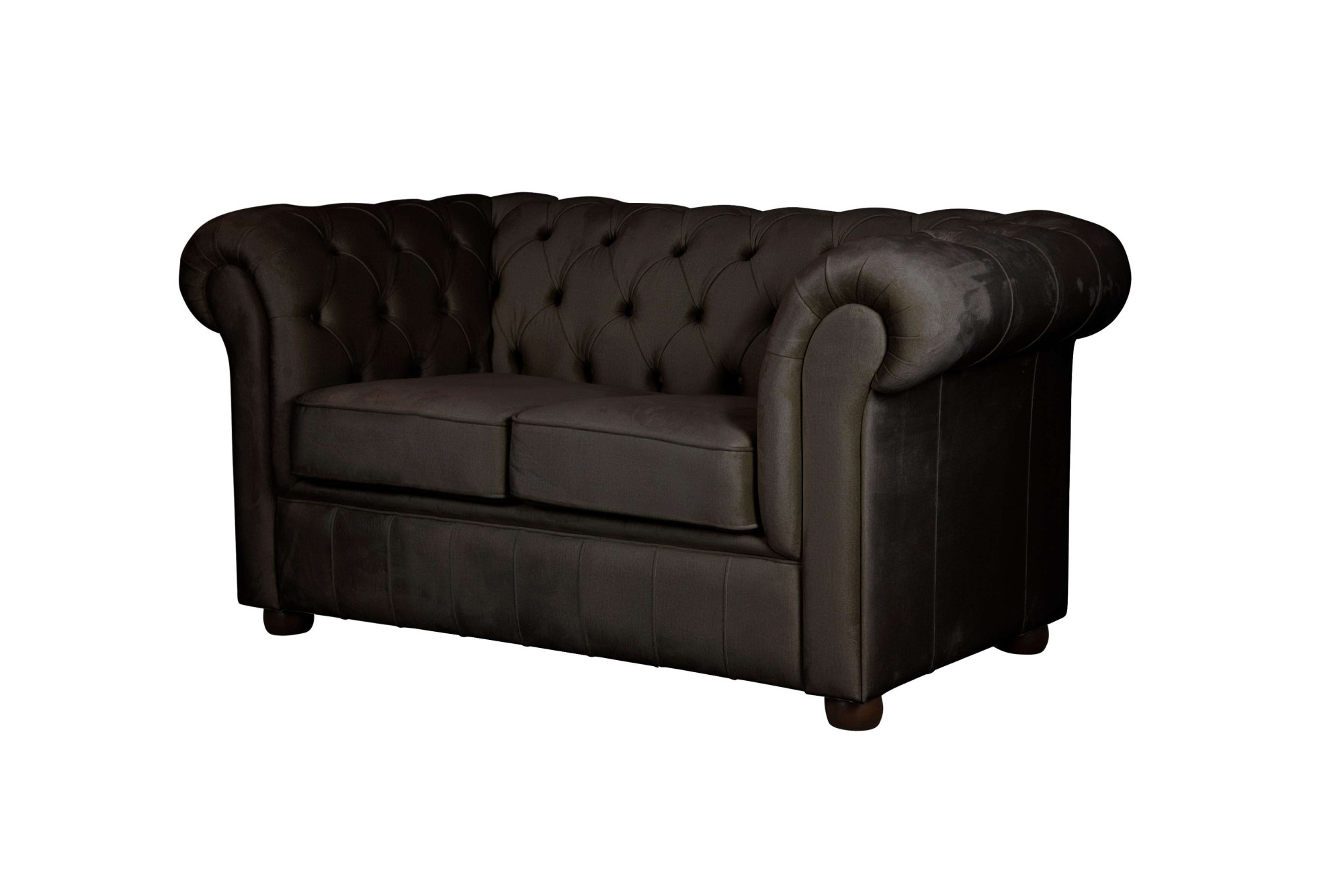 Home affaire 2-Sitzer »CHARENTE, Chesterfield-Sofa, Wellenfederung, Maße: B/T/H: 147/89/74 cm«, mit edler Knopfheftung und typischen Armlehnen
