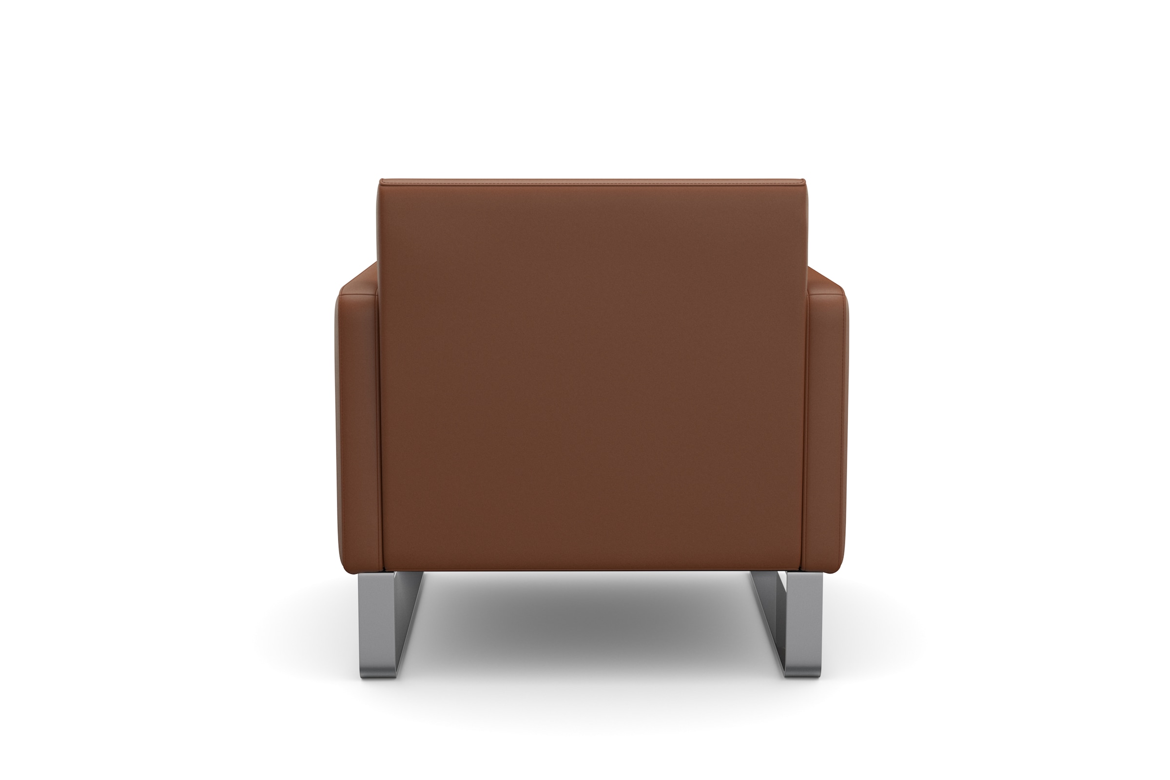 machalke® Sessel »single«, Ledersessel mit Metallkufen