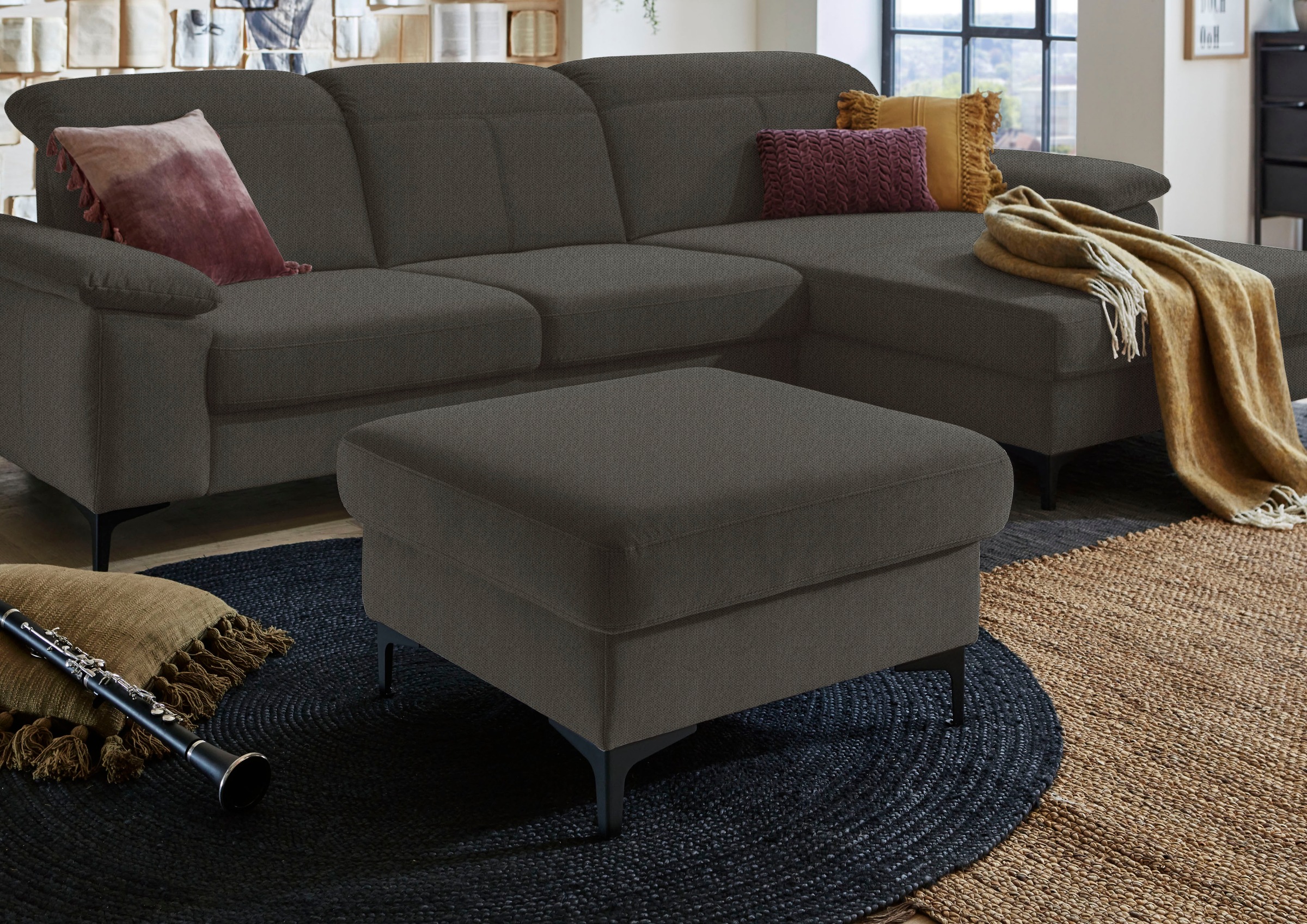 Places of Style Polsterhocker »Evander«, passend zum Ecksofa "Evander"