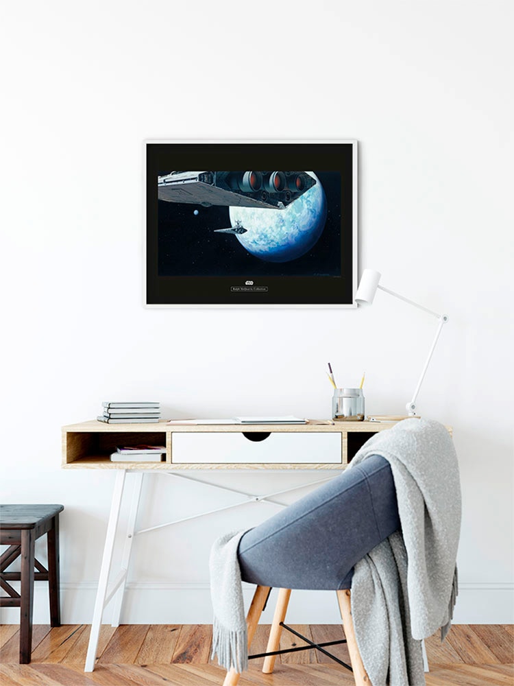 Komar Bild »Star Wars Classic RMQ Hoth Orbit« Star Wars 1 Stk. tlg. Wandbild zur Dekoration im Kinderzimmer - ohne Rahmen