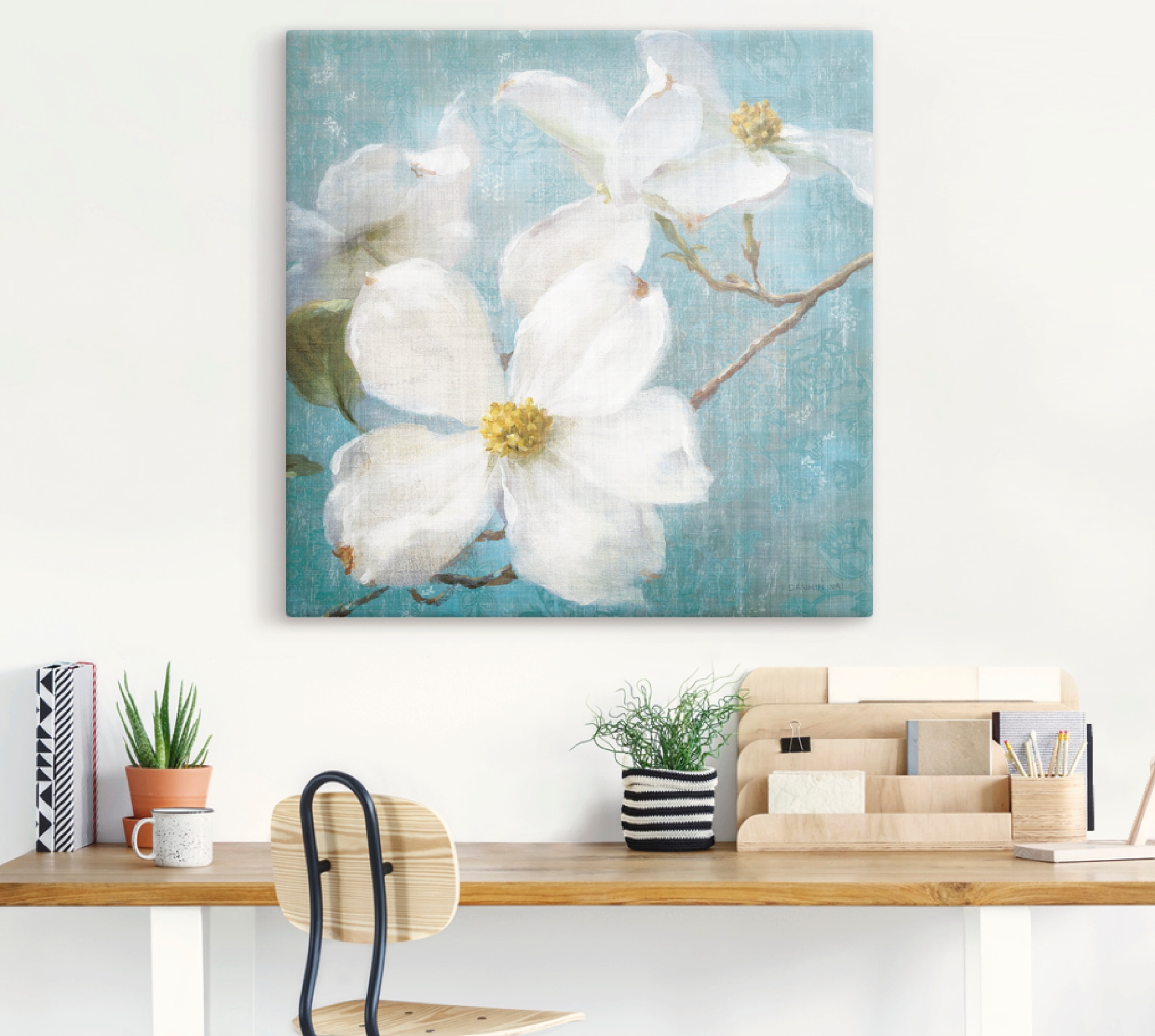 Artland Wandbild »Vintage Blüte I« 1 Stk. tlg. als Leinwandbild, Poster, Wandaufkleber in verschied. Größen