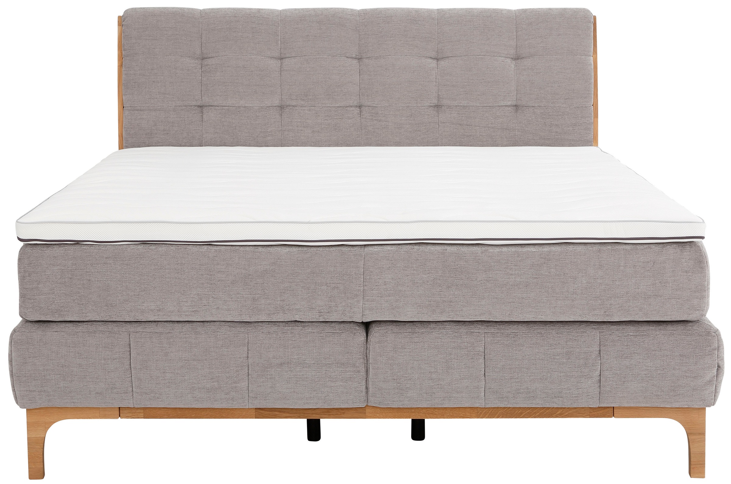 OTTO products Boxspringbett »Jelle«, (5 St.), zertifizierte, recycelte Bezugsstoffe, verschiedene Ausführungen