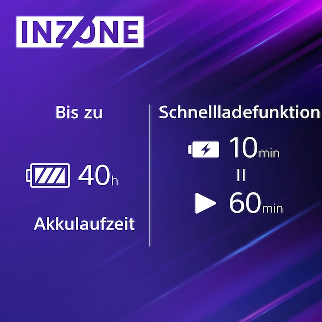 Sony Gaming-Headset »INZONE H7«, Bluetooth-Wireless, Rauschunterdrückung-LED  Ladestandsanzeige-Quick Attention Modus ➥ 3 Jahre XXL Garantie | UNIVERSAL