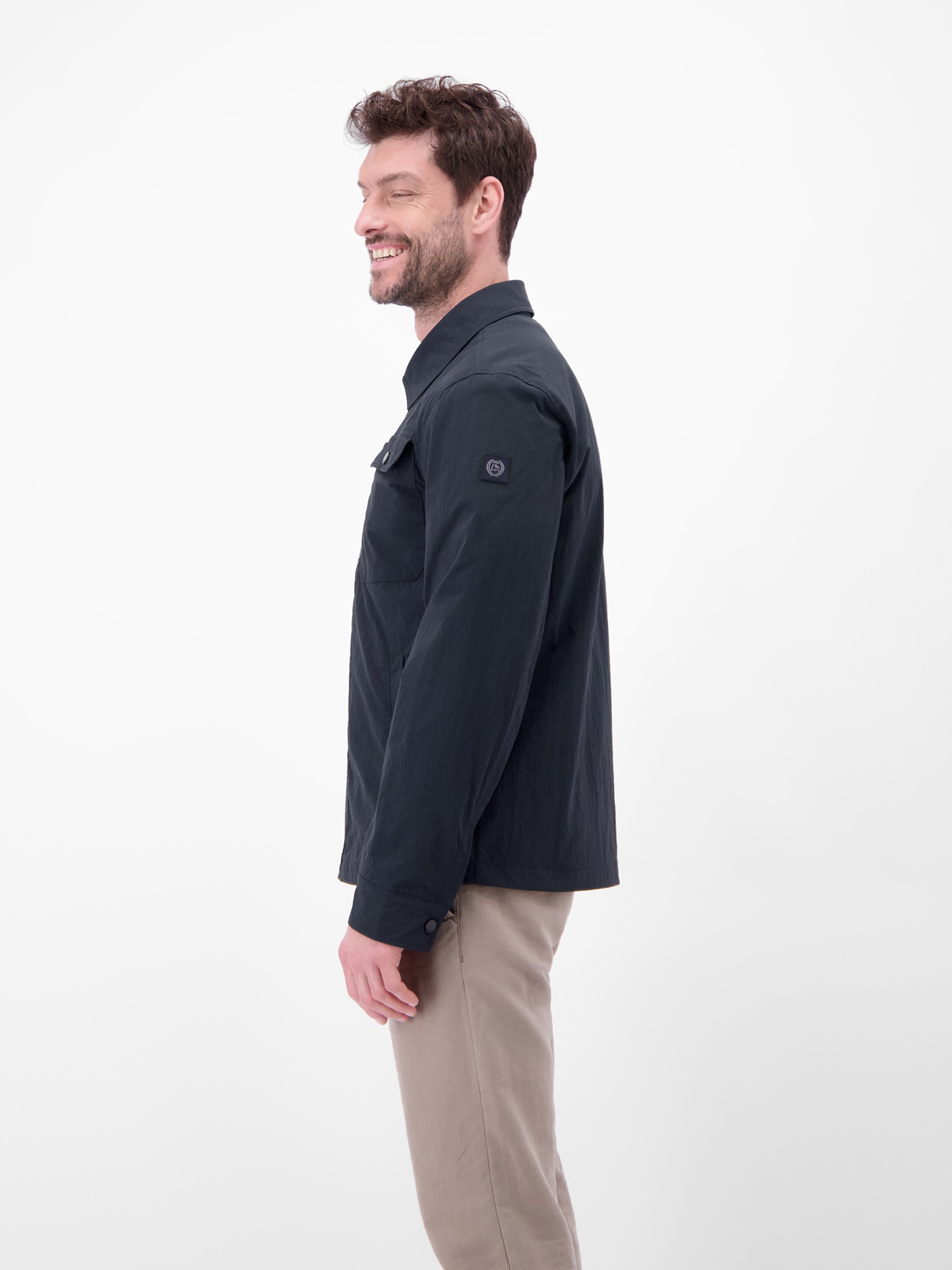 LERROS Outdoorjacke »Leichte Hemdjacke mit Funktion« ohne Kapuze Wind- und Wasserabweisend, Atmungsaktiv, Aufgesetzte Brusttaschen