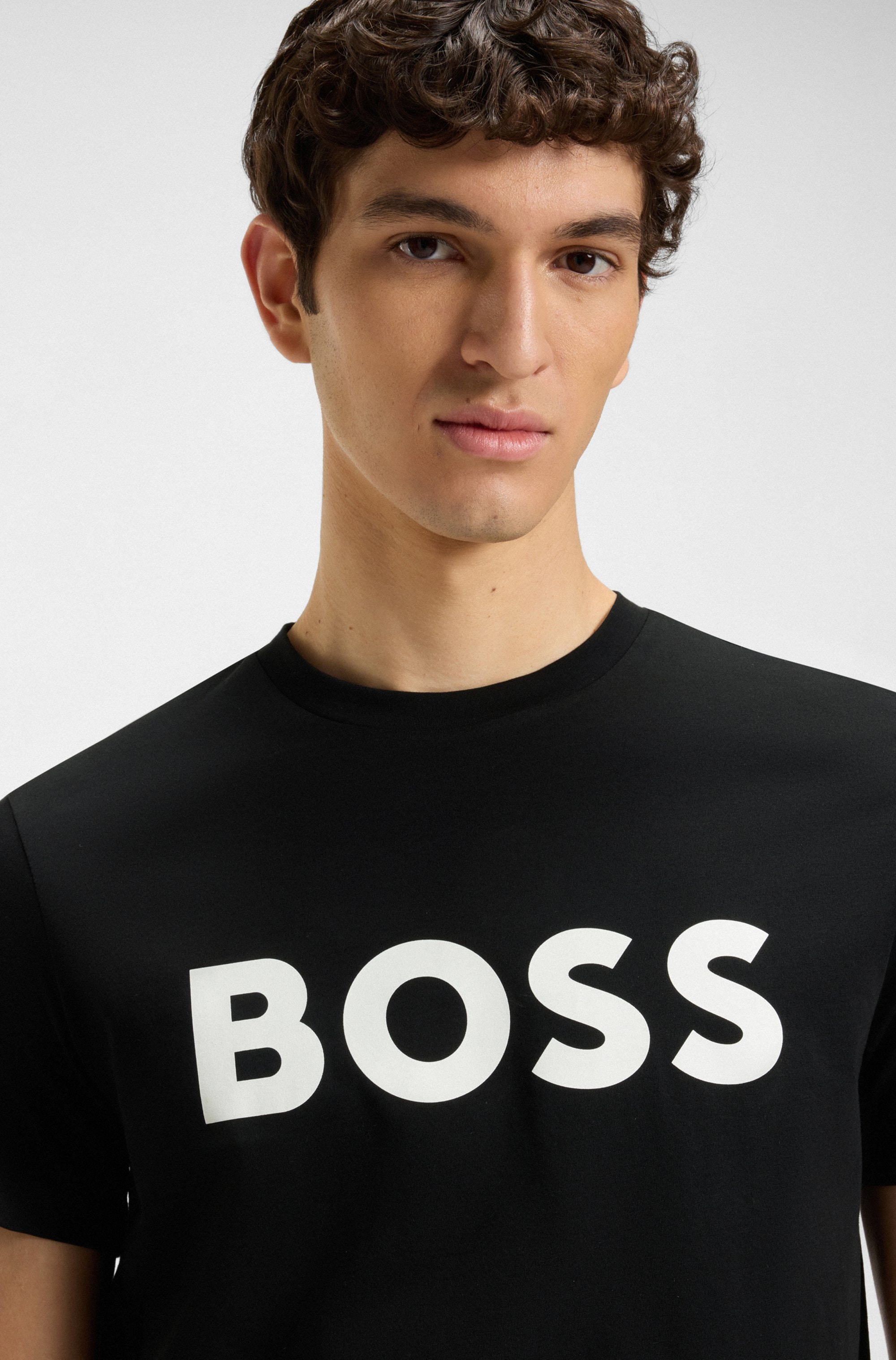 BOSS ORANGE T-Shirt »Thinking 1«, (1 tlg.), mit Logodruck