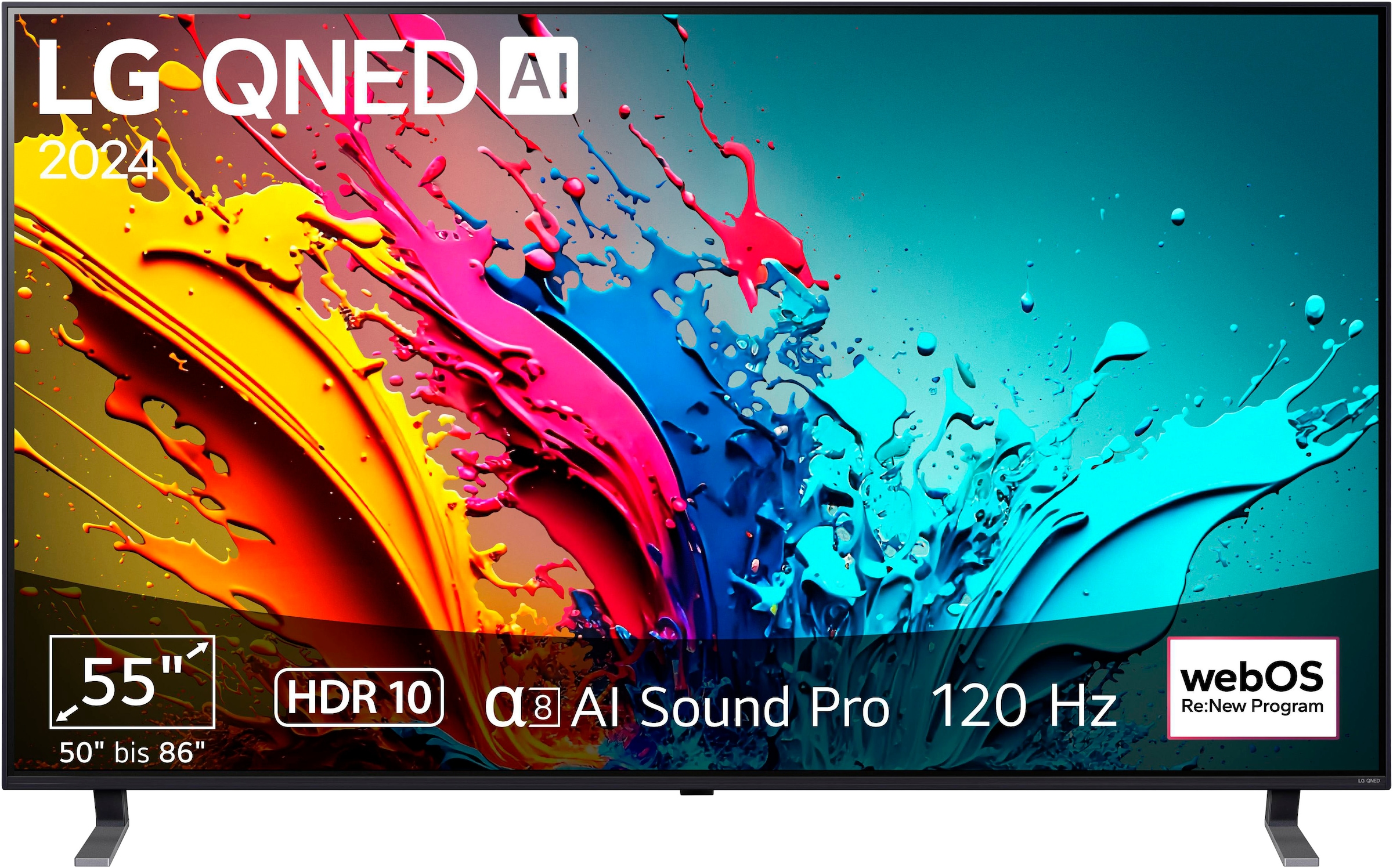 QNED-Fernseher, 139 cm/55 Zoll, 4K Ultra HD, Smart-TV