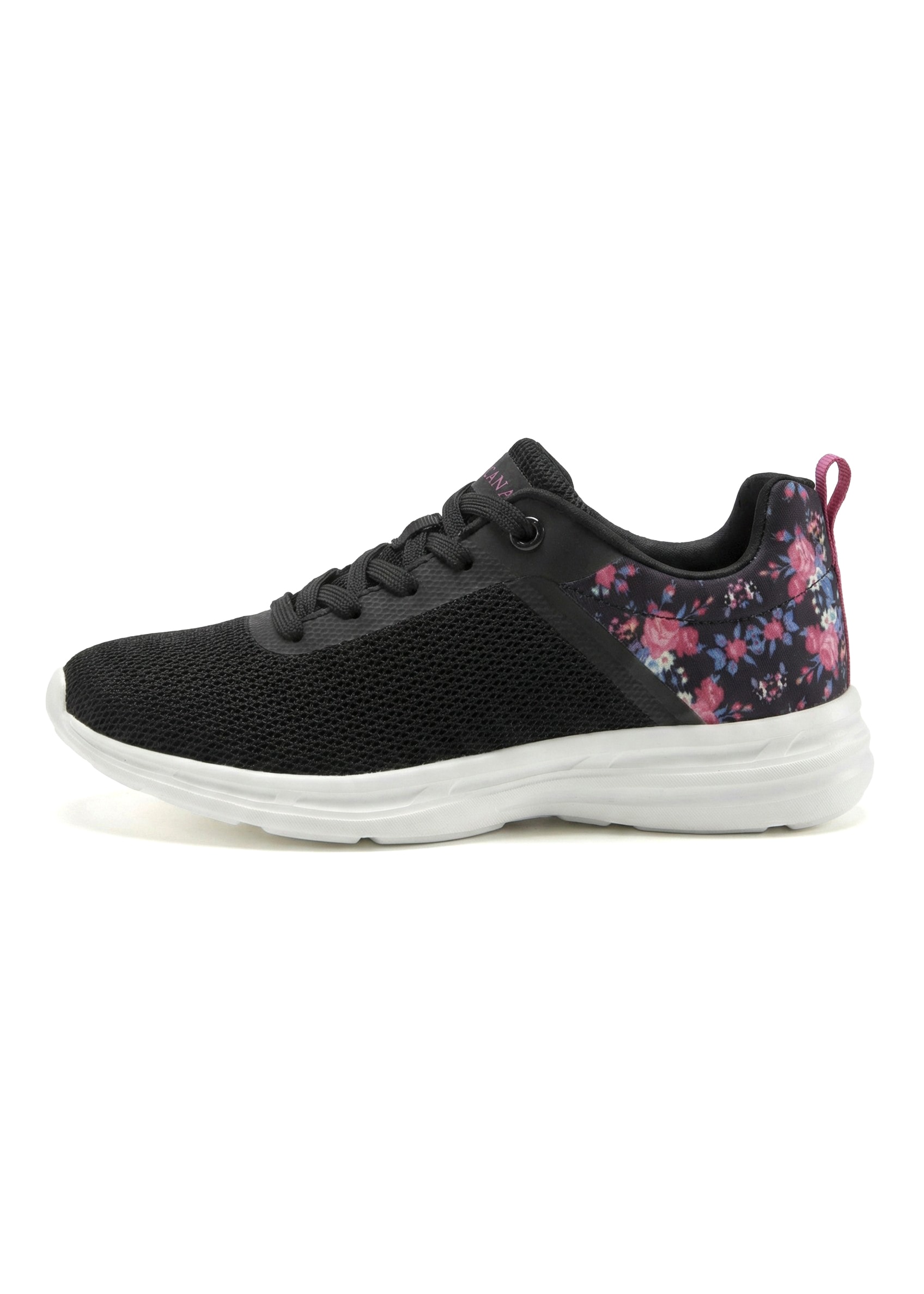 LASCANA Sneaker »Freizeitschuh, Halbschuh,«  mit Blumen-Print VEGAN