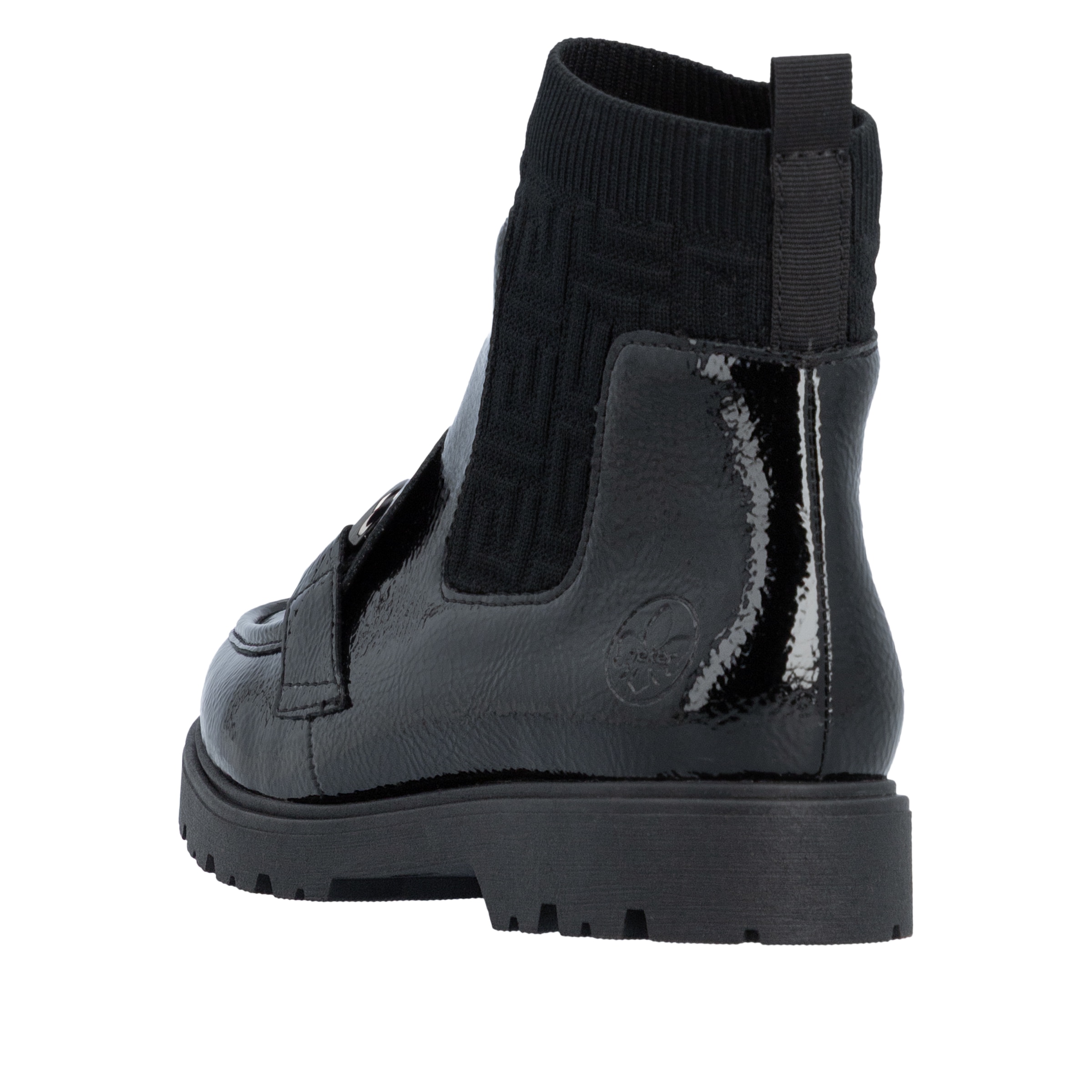 Rieker Chelseaboots  Schlupfboots, Stiefelette mit Elastik-Einsatz und Zierspange