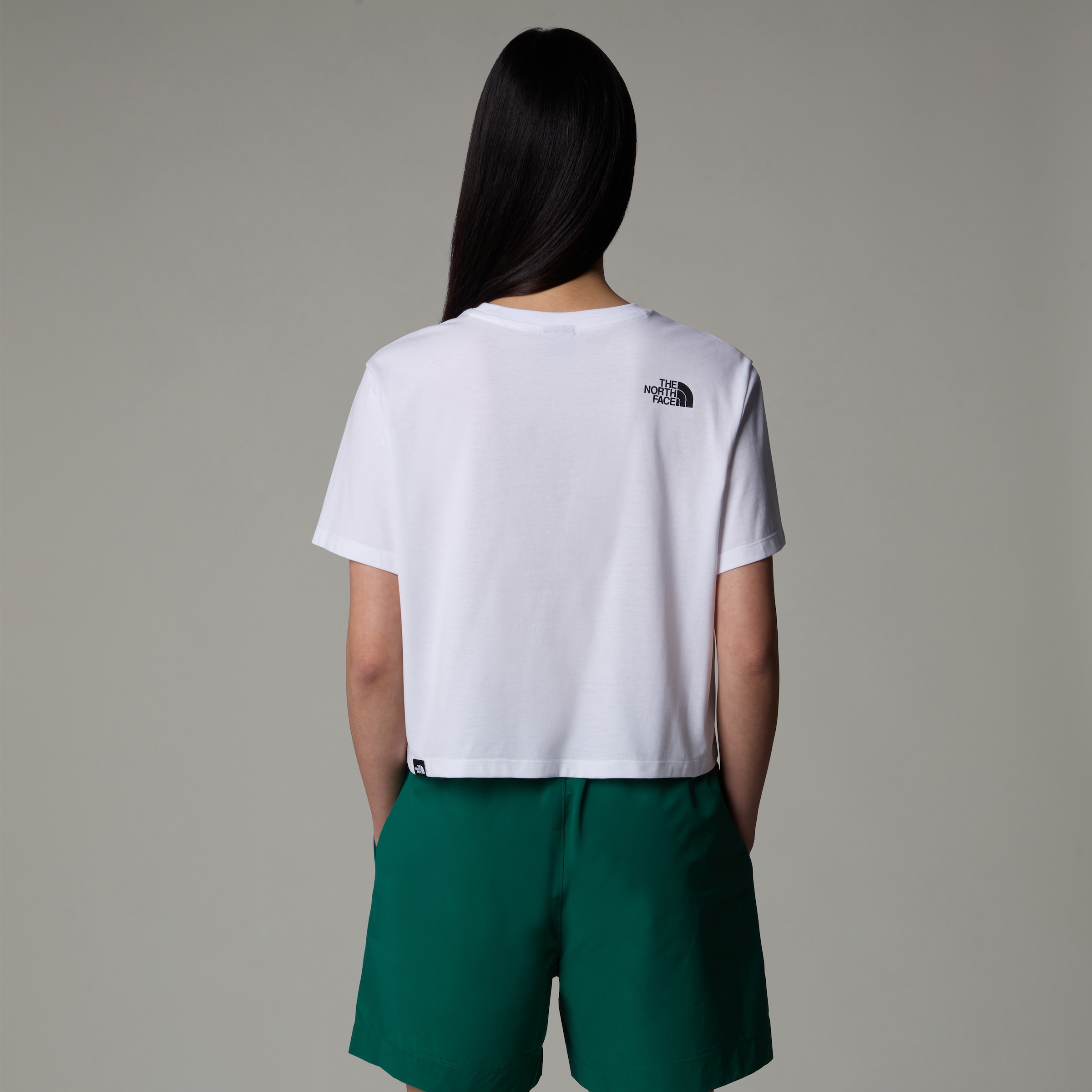 The North Face T-Shirt »W SIMPLE DOME CROPPED SLIM TEE«, (1 tlg.)