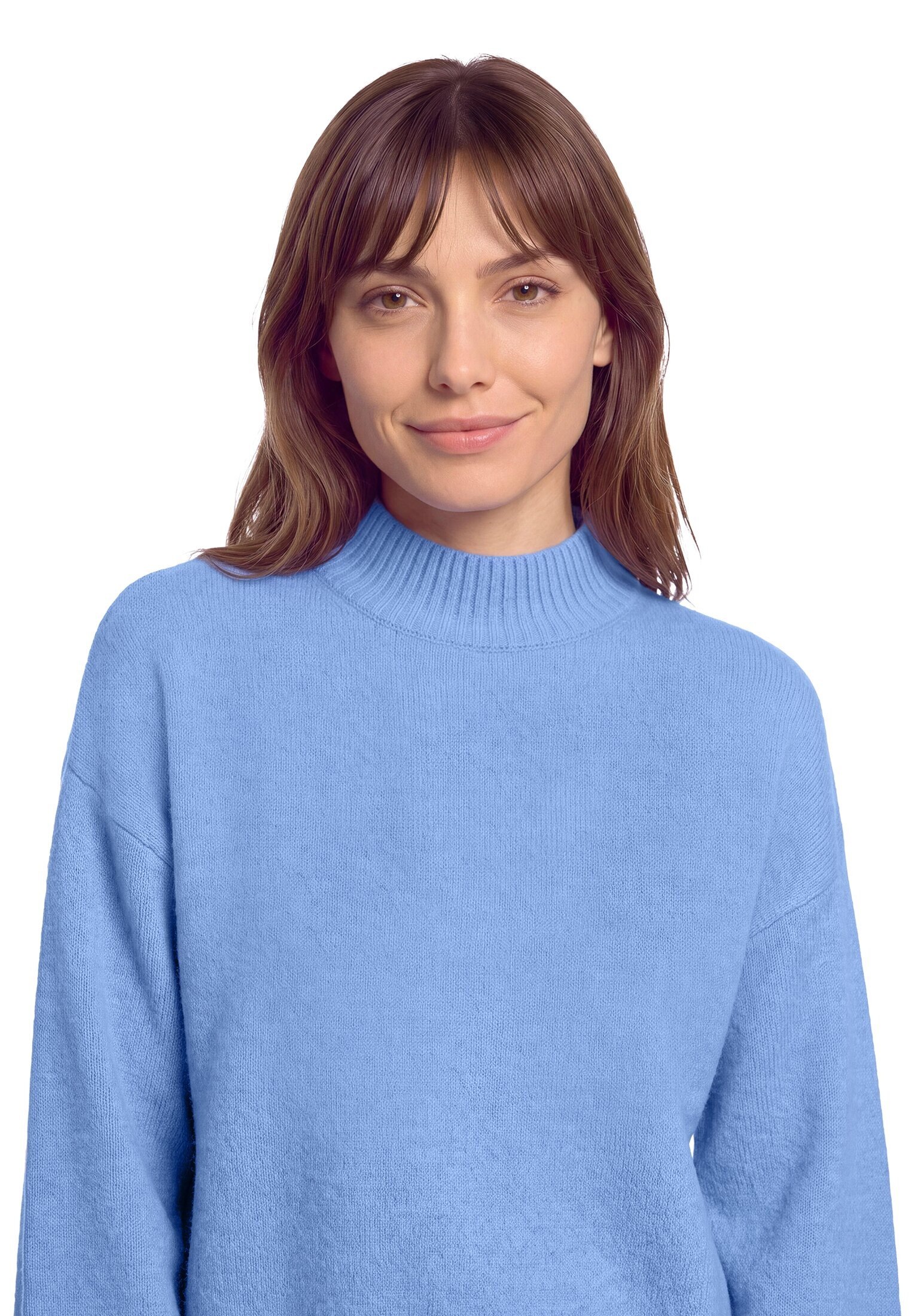 Betty&Co Strickpullover »Strickpullover mit Stehkragen«