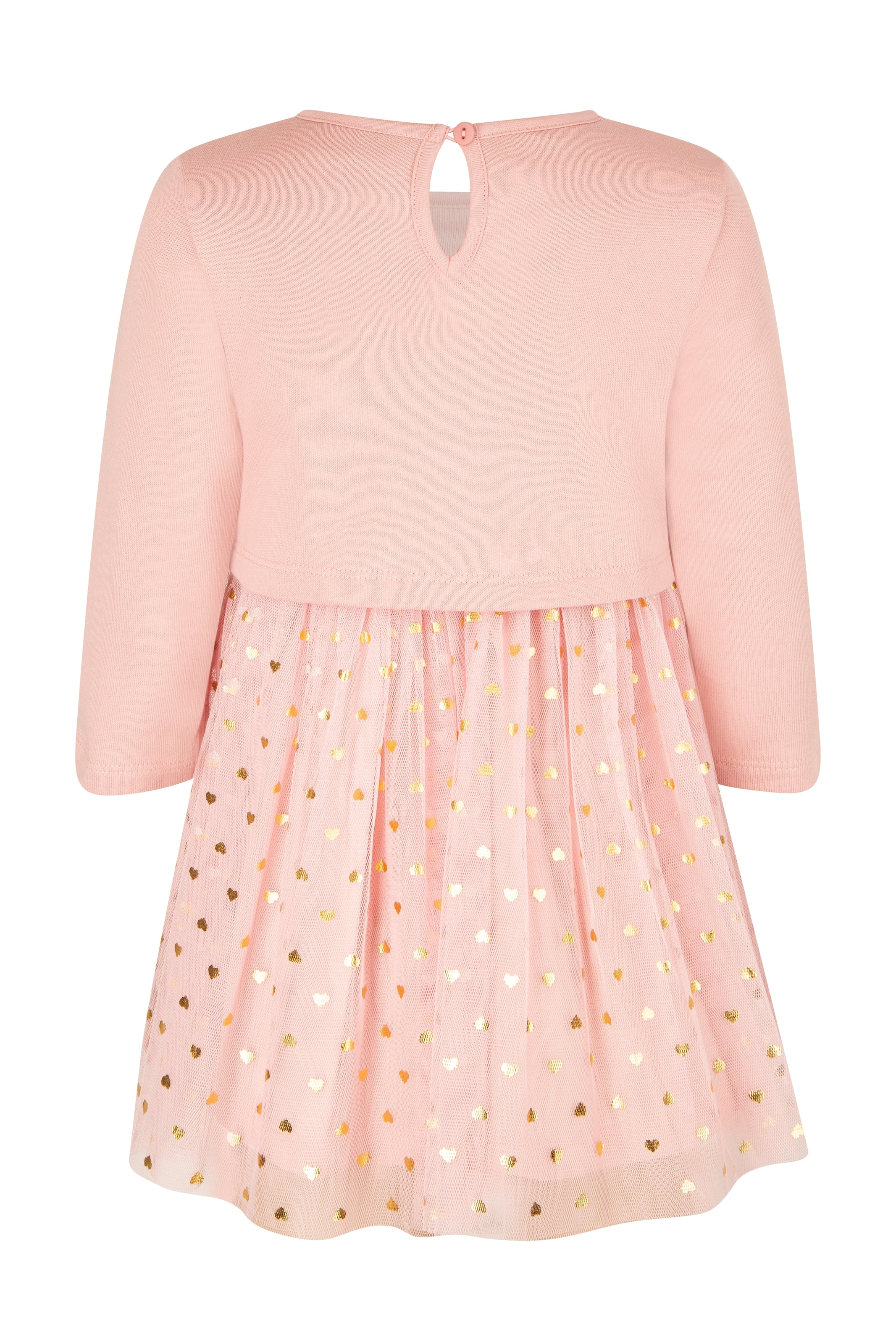 happy girls Sweatkleid mit hochwertiger Applikation und glitzerndem Alloverprint