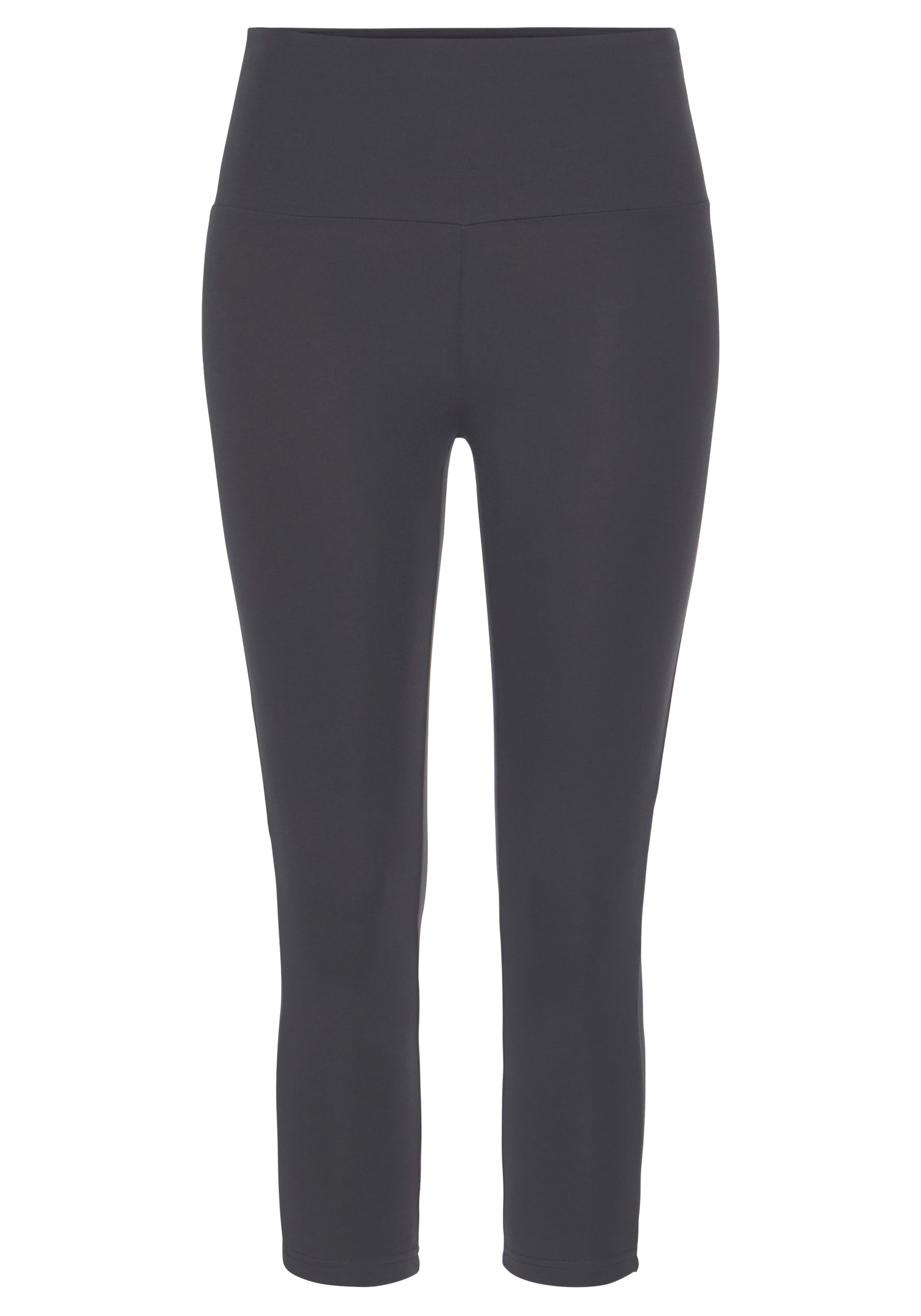 LASCANA Caprileggings, mit breitem weichem Bündchen, Loungewear