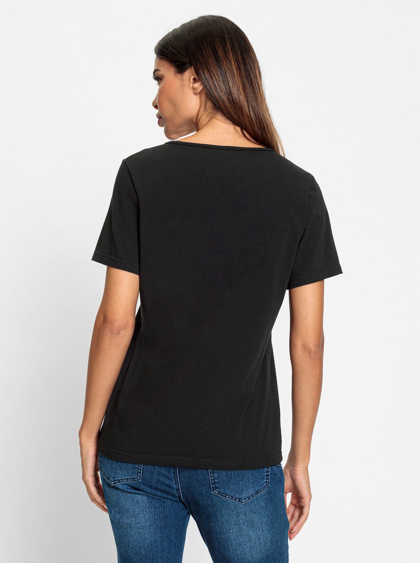 heine V-Shirt »T-Shirt«, (1 tlg.)