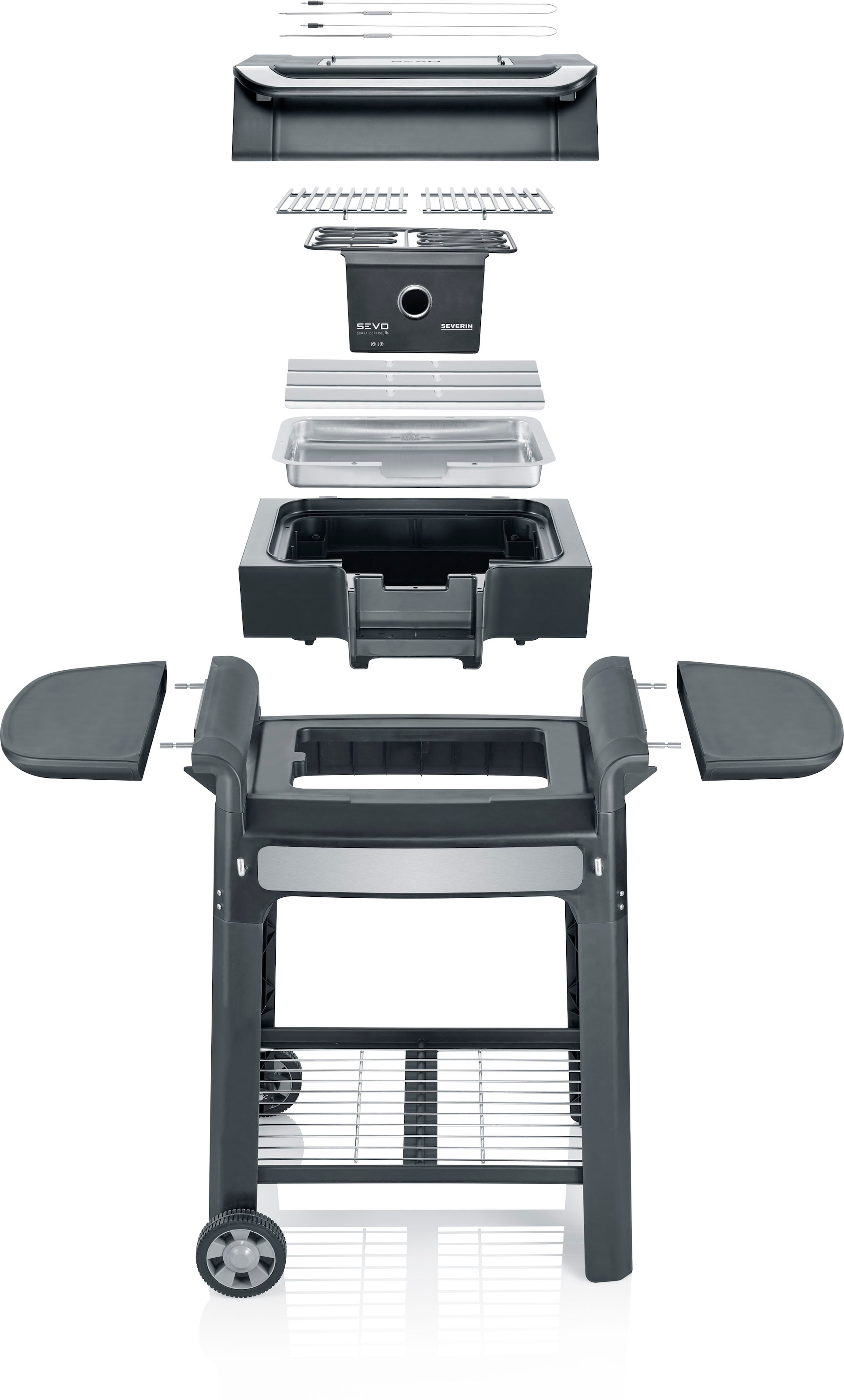 Severin Elektro-Standgrill »PG 8139 SEVO SMART CONTROL GTS« 3000 W